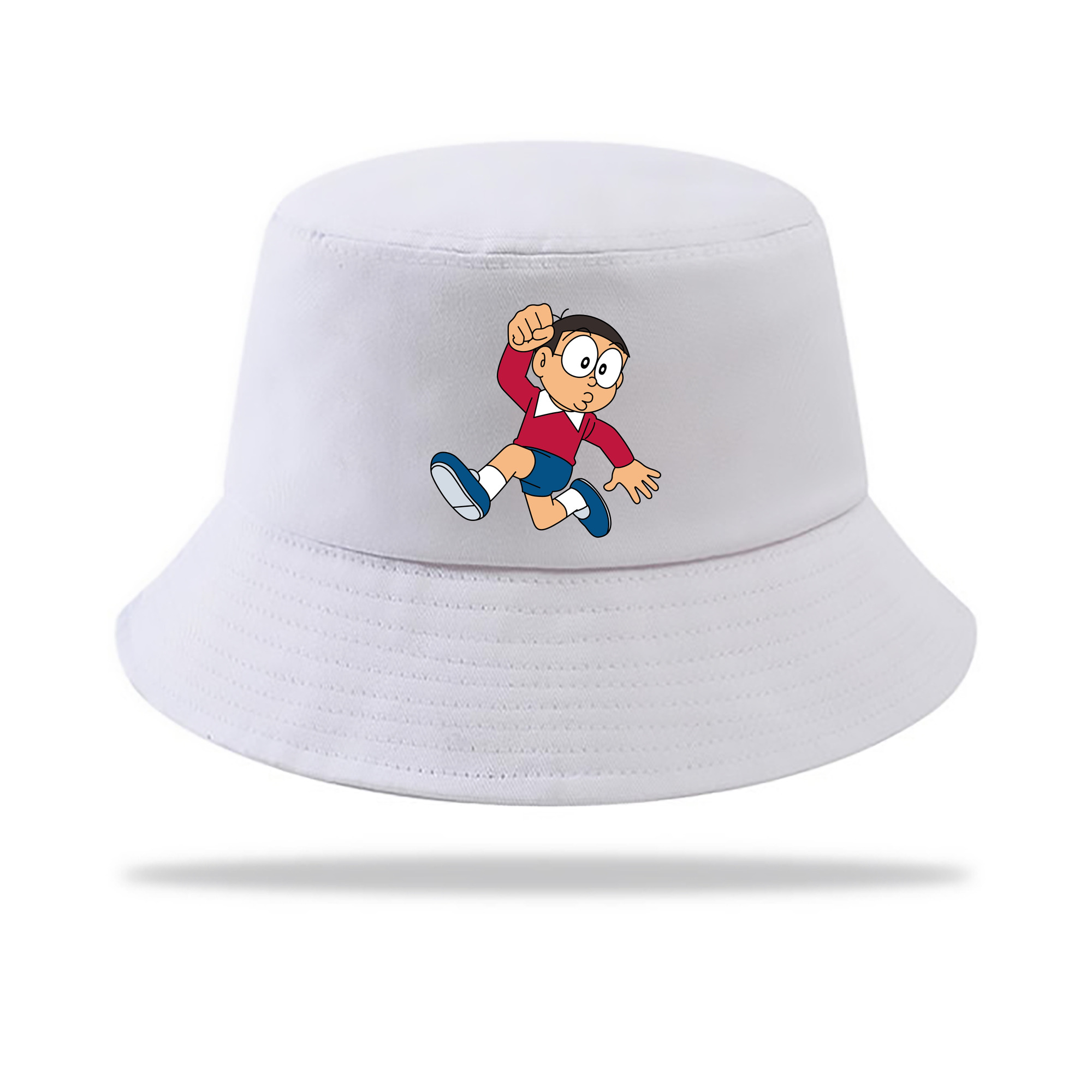 （画像用） ドラえもん 野比 のび太 Doraemon Nobita Nobi アウトドア日除けバケットハット