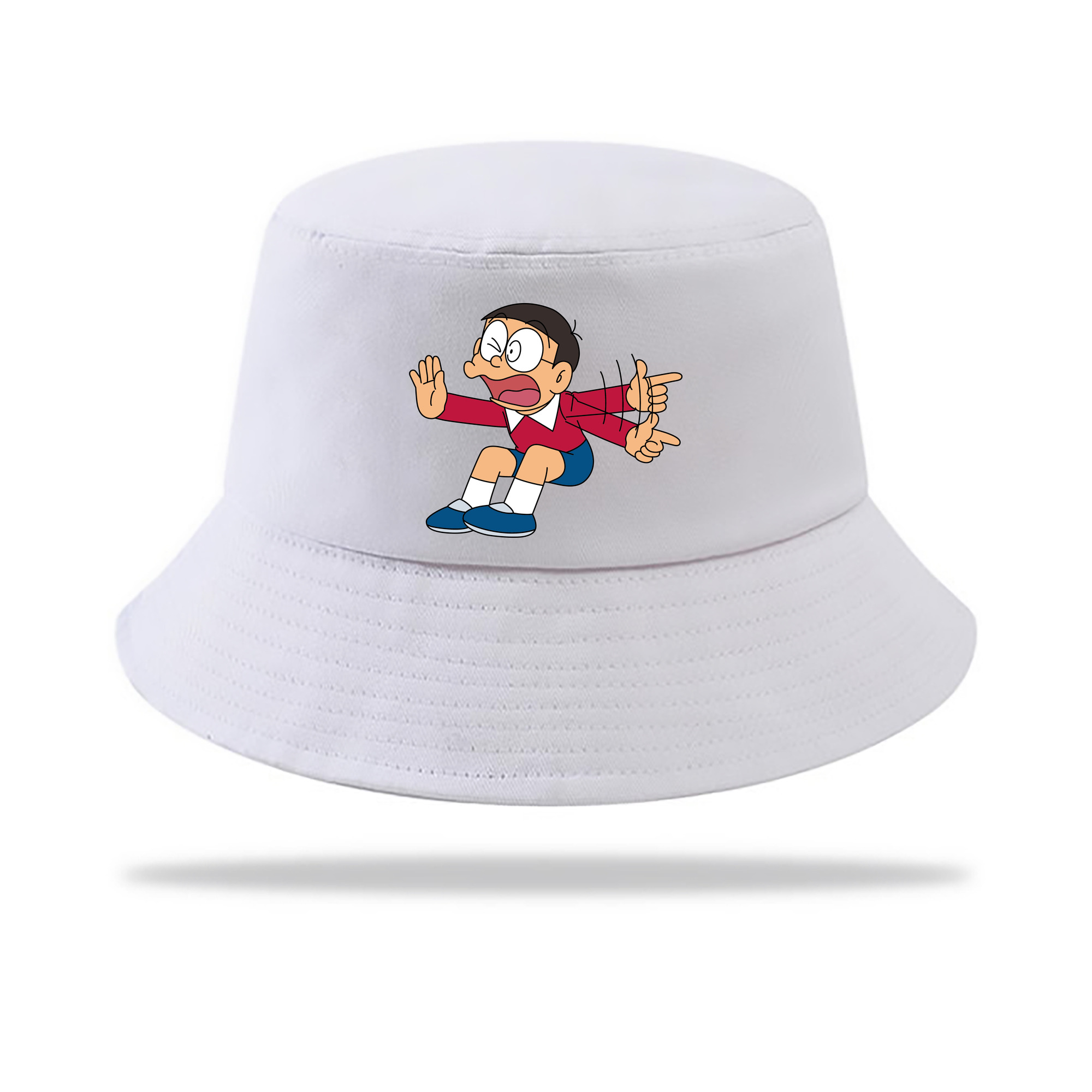 （画像用） ドラえもん 野比 のび太 Doraemon Nobita Nobi アウトドア日除けバケットハット