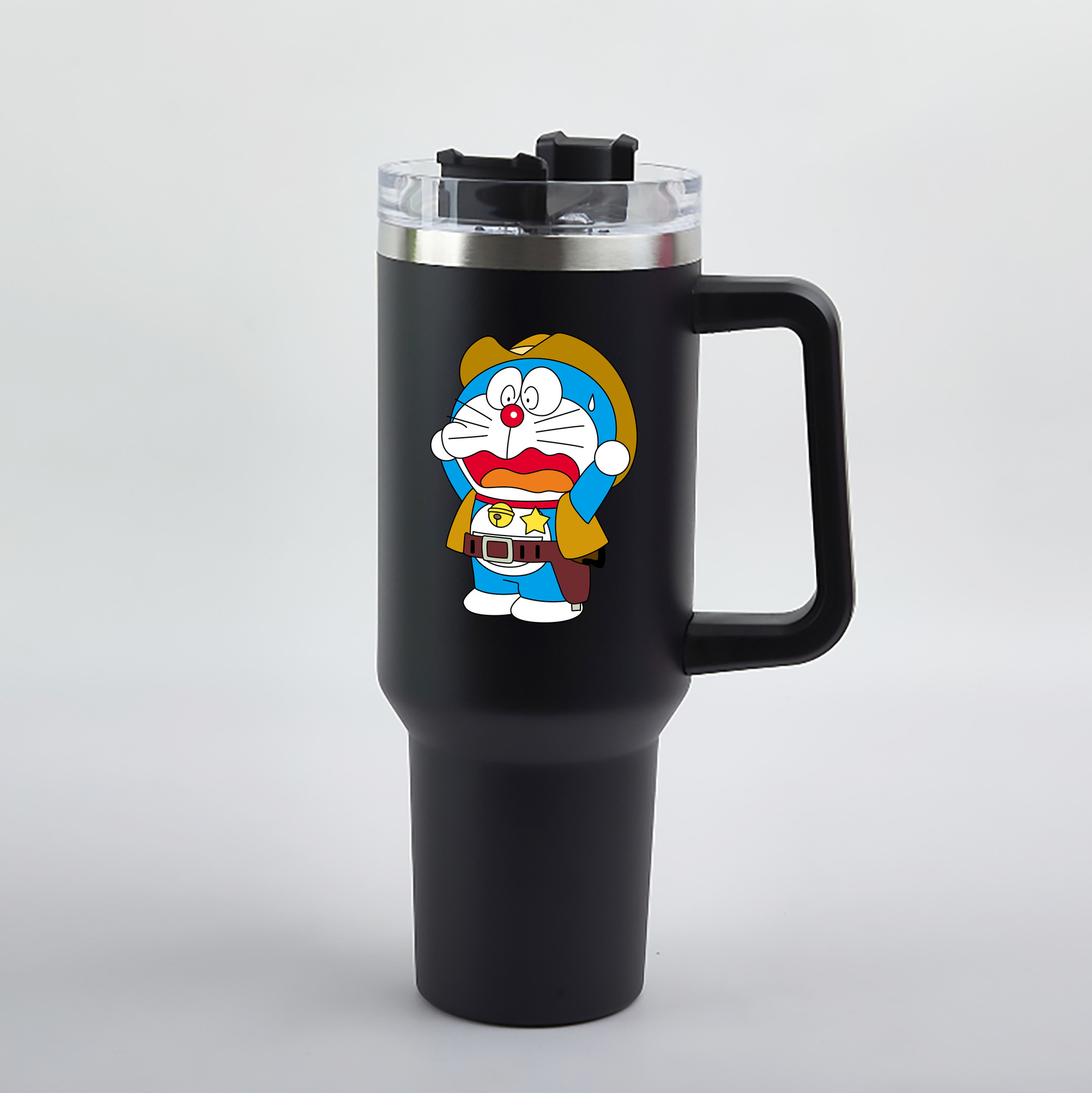 （画像用） ドラえもん Doraemon 1200mL車用タンブラー（カラープリント）