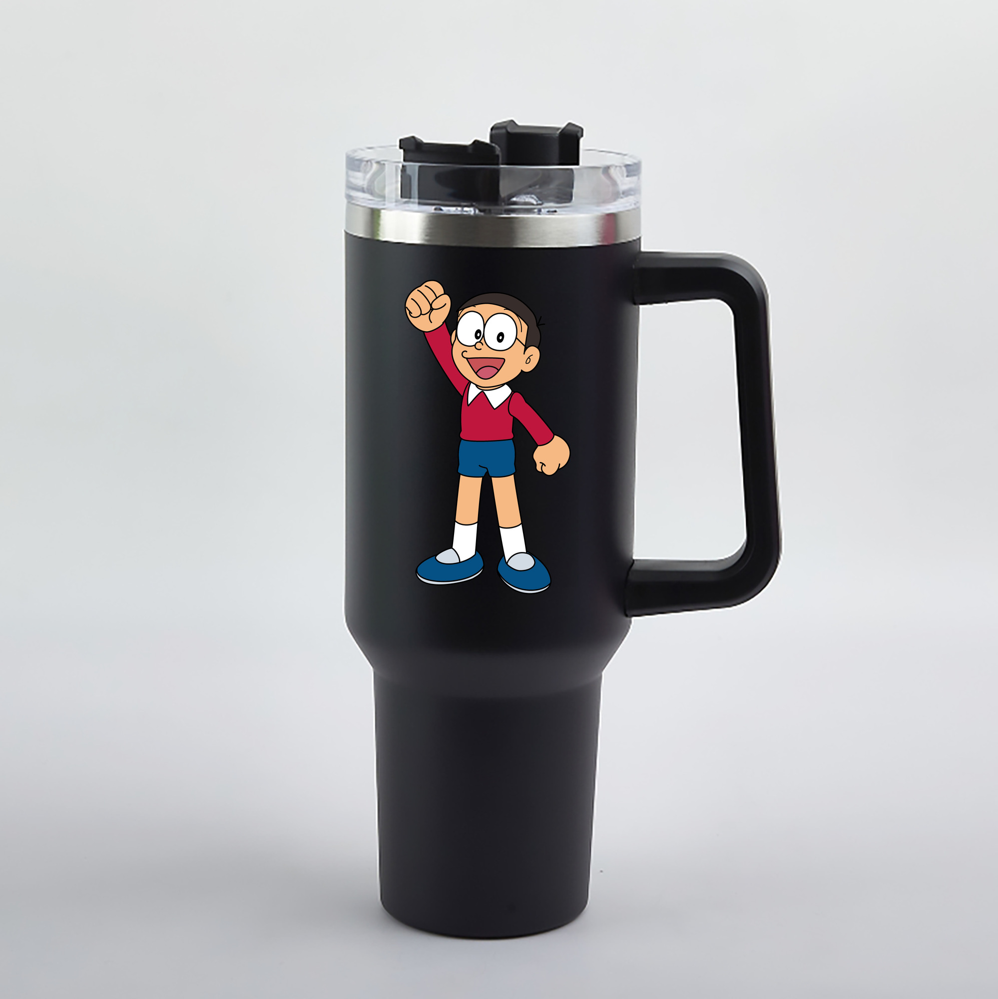（画像用） ドラえもん 野比 のび太 Doraemon Nobita Nobi 1200mL車用タンブラー（カラープリント）