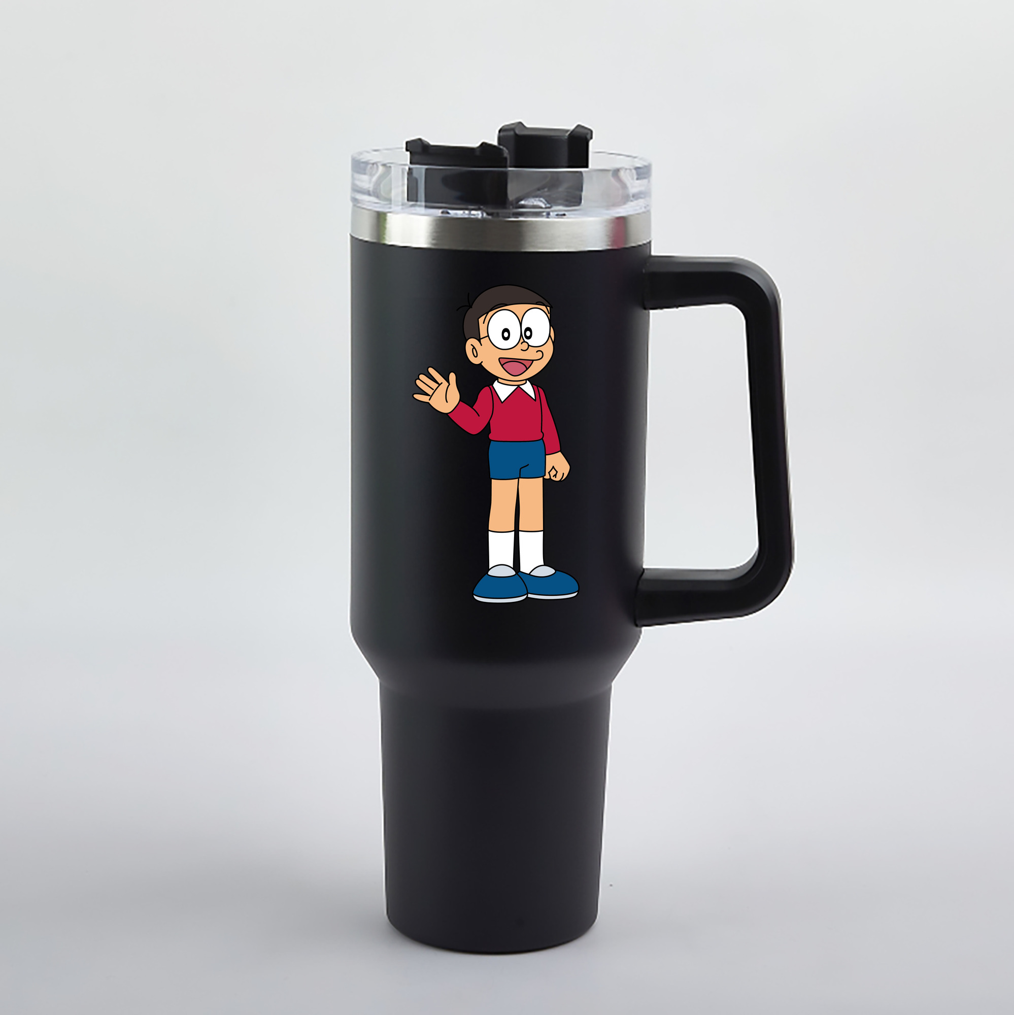 （画像用） ドラえもん 野比 のび太 Doraemon Nobita Nobi 1200mL車用タンブラー（カラープリント）