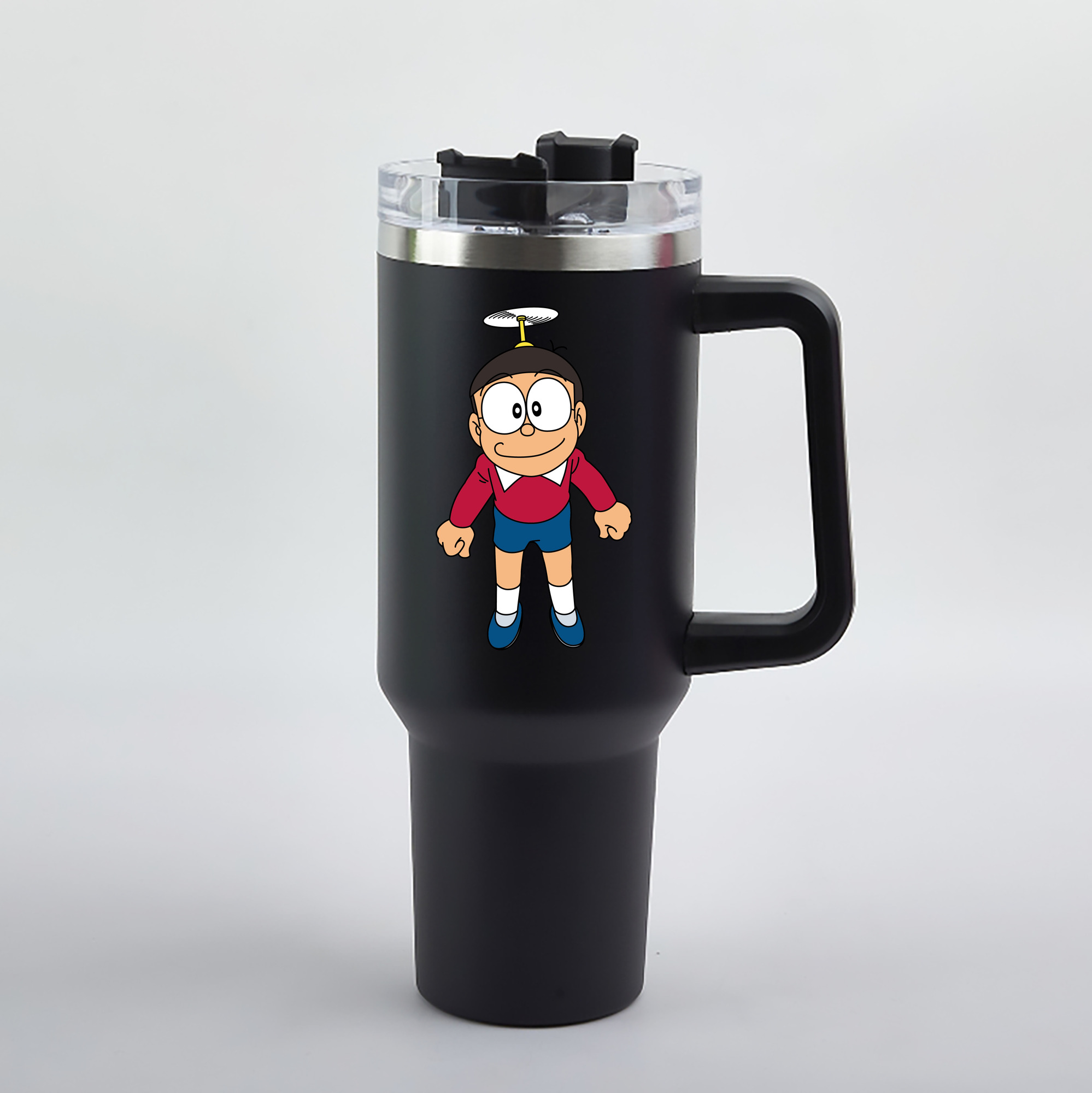 （画像用） ドラえもん 野比 のび太 Doraemon Nobita Nobi 1200mL車用タンブラー（カラープリント）
