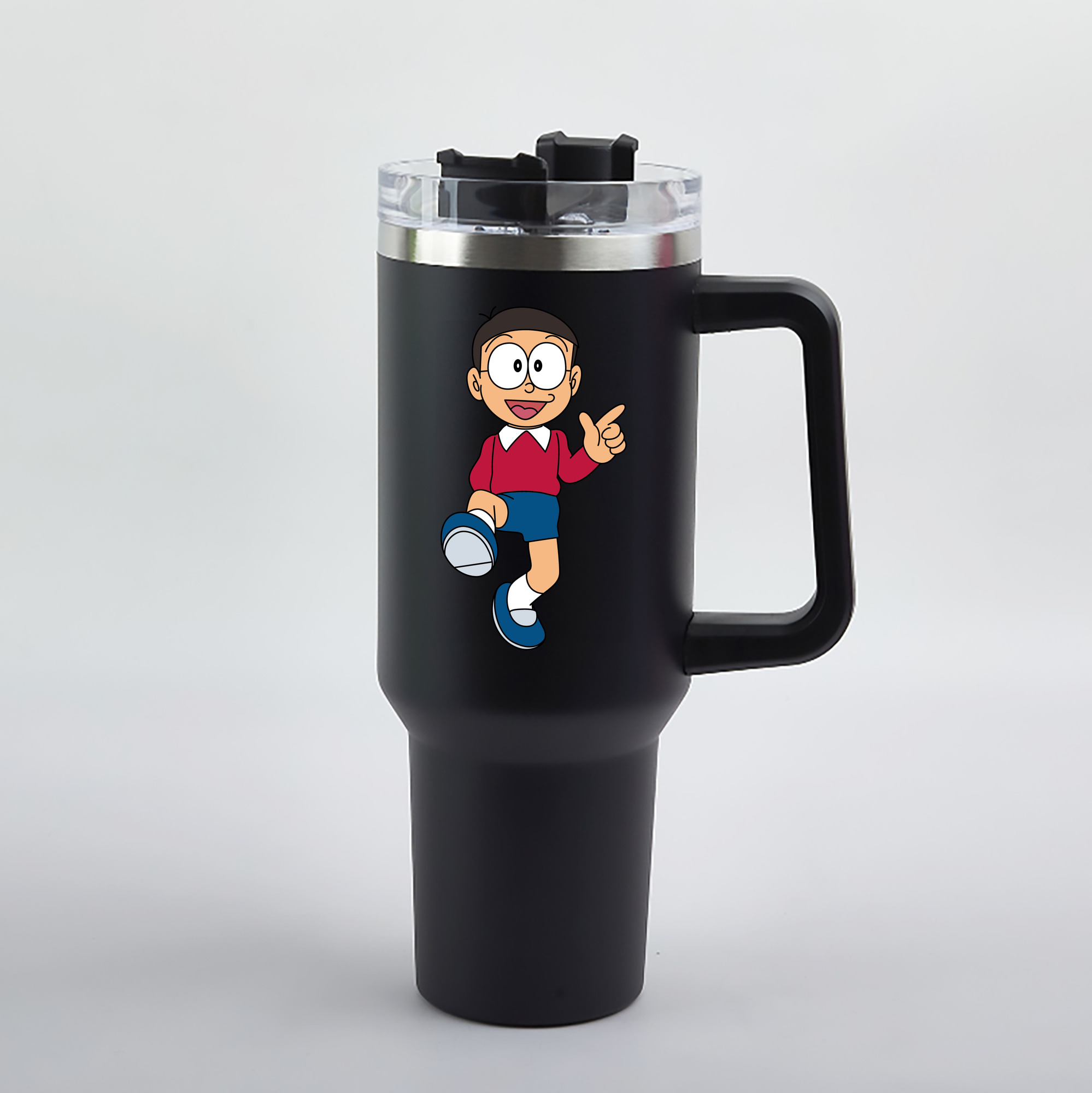 （画像用） ドラえもん 野比 のび太 Doraemon Nobita Nobi 1200mL車用タンブラー（カラープリント）