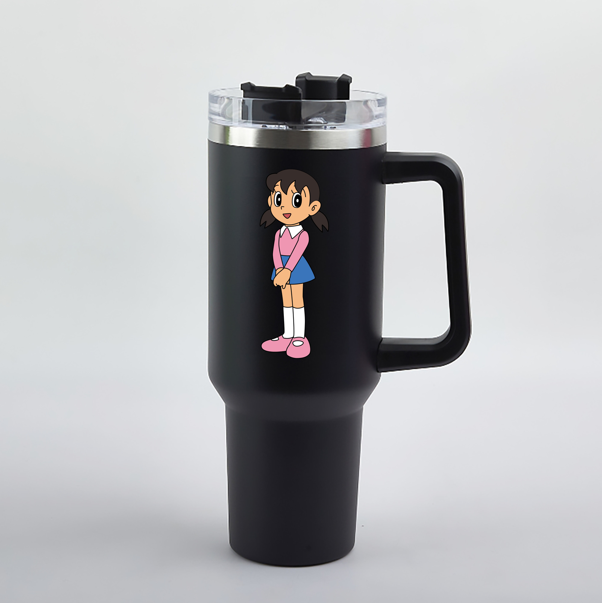（画像用） ドラえもん みなもと しずか Doraemon Shizuka Minamoto 1200mL車用タンブラー（カラープリント）