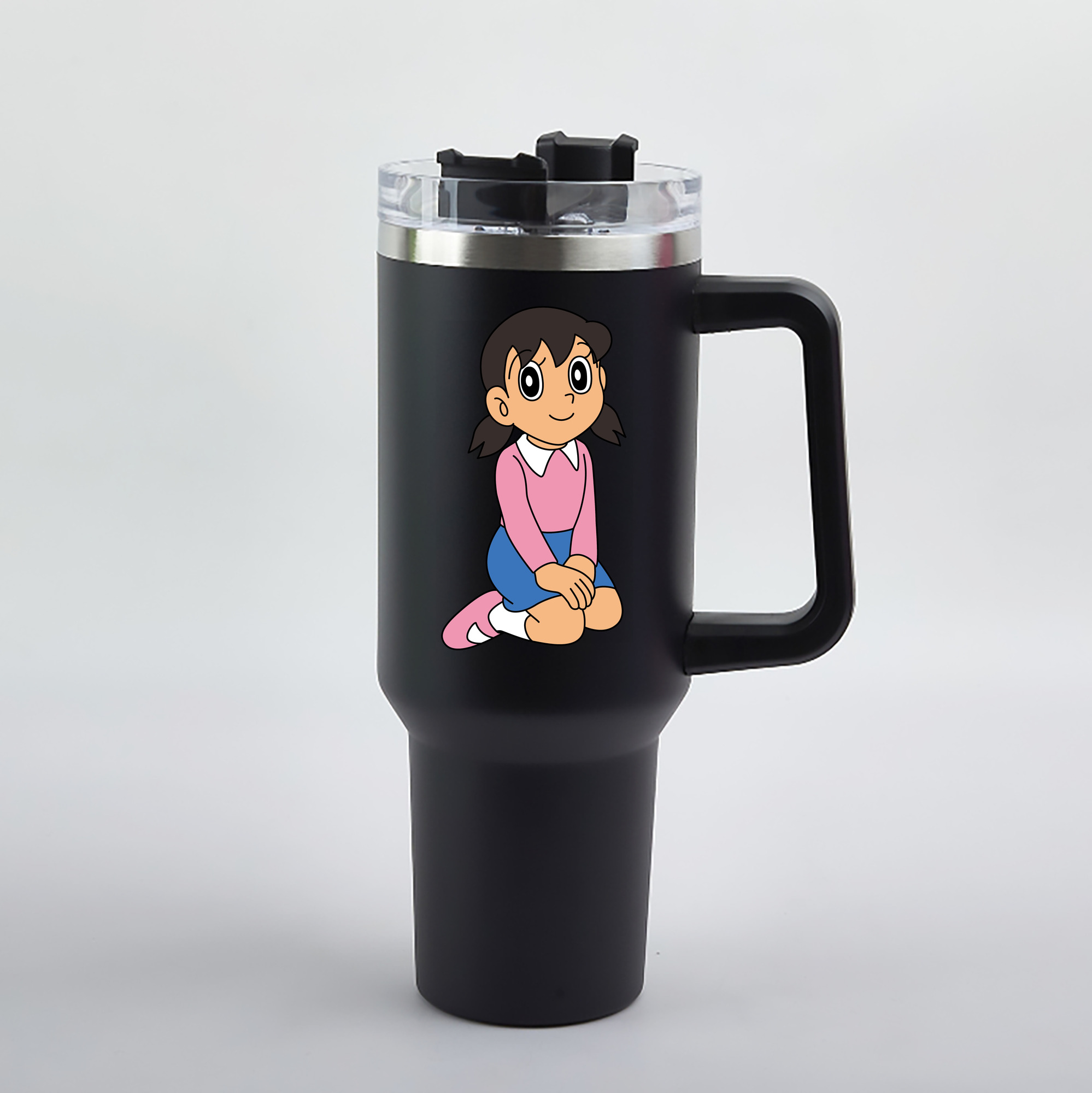 （画像用） ドラえもん みなもと しずか Doraemon Shizuka Minamoto 1200mL車用タンブラー（カラープリント）