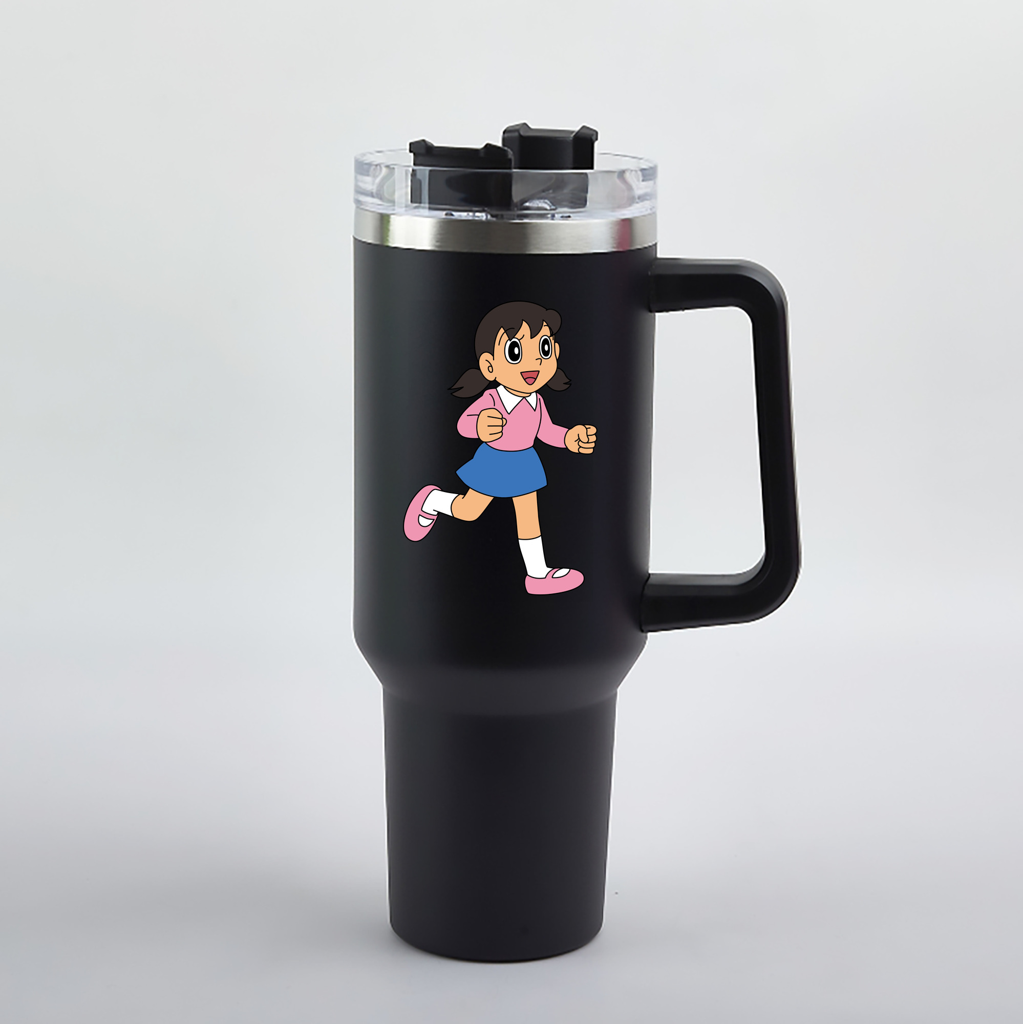 （画像用） ドラえもん みなもと しずか Doraemon Shizuka Minamoto 1200mL車用タンブラー（カラープリント）