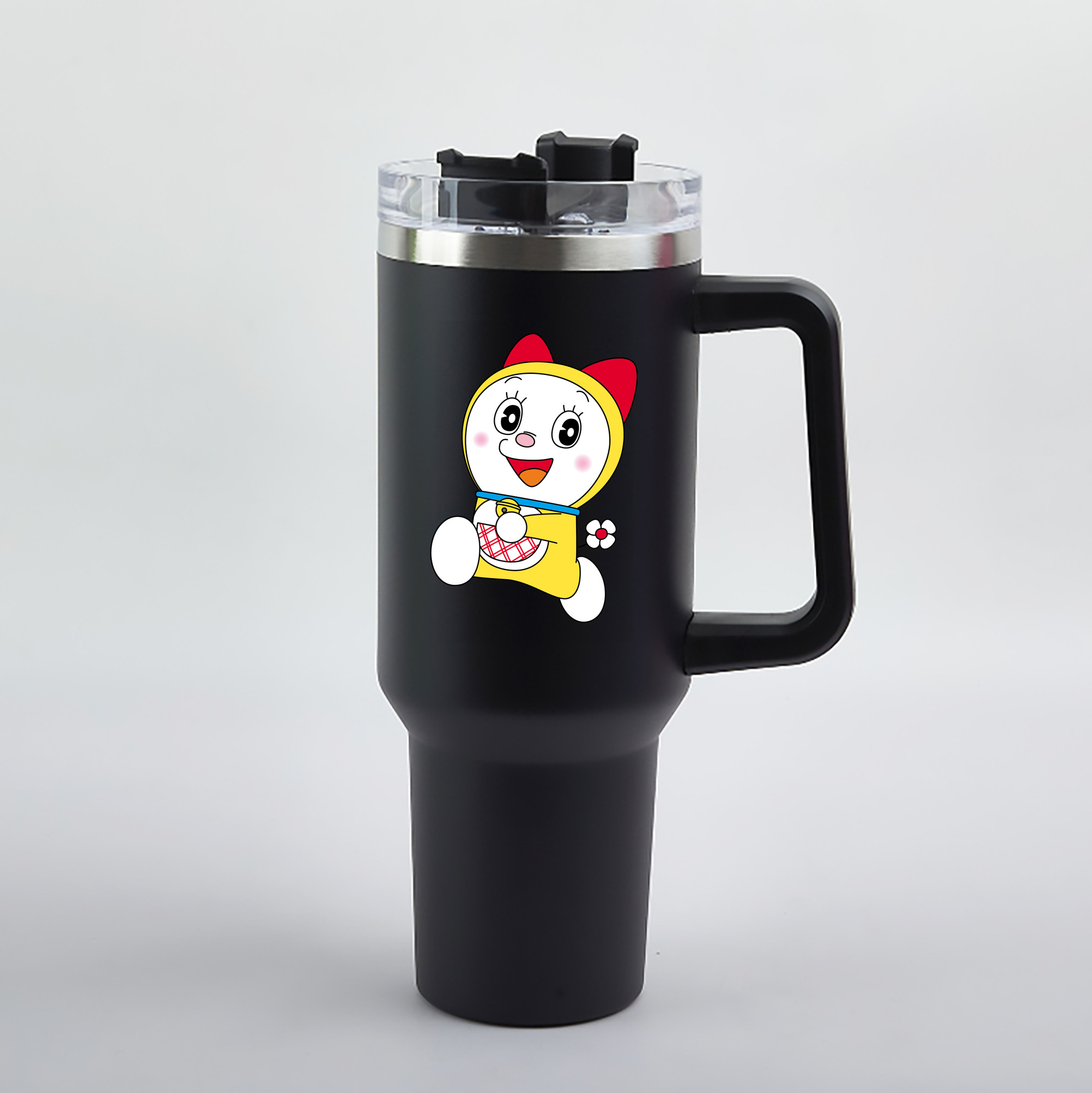 （画像用） ドラえもん ドラミ Doraemon Dorami 1200mL車用タンブラー（カラープリント）