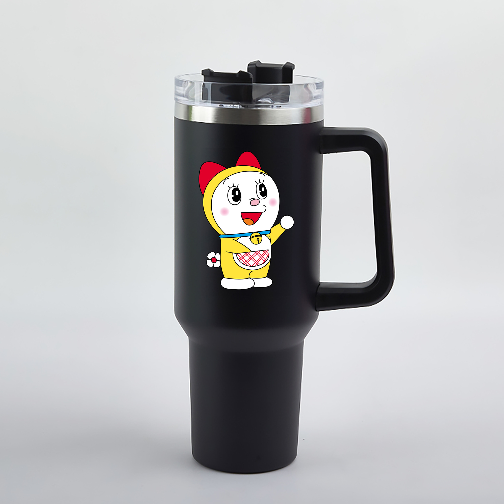 （画像用） ドラえもん ドラミ Doraemon Dorami 1200mL車用タンブラー（カラープリント）