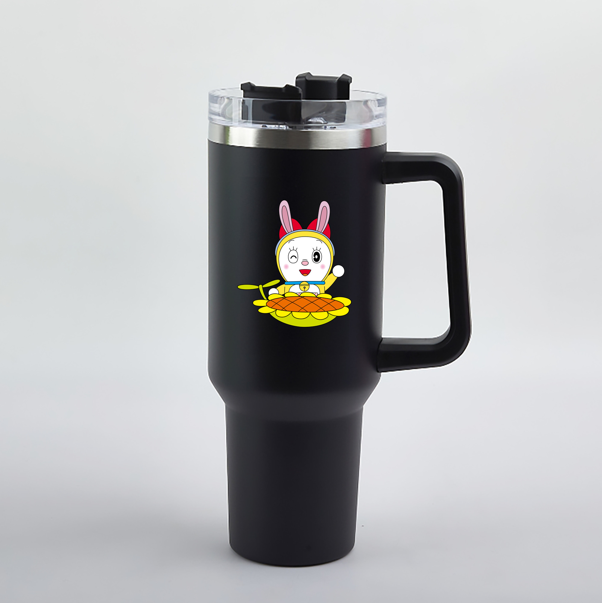（画像用） ドラえもん ドラミ Doraemon Dorami 1200mL車用タンブラー（カラープリント）