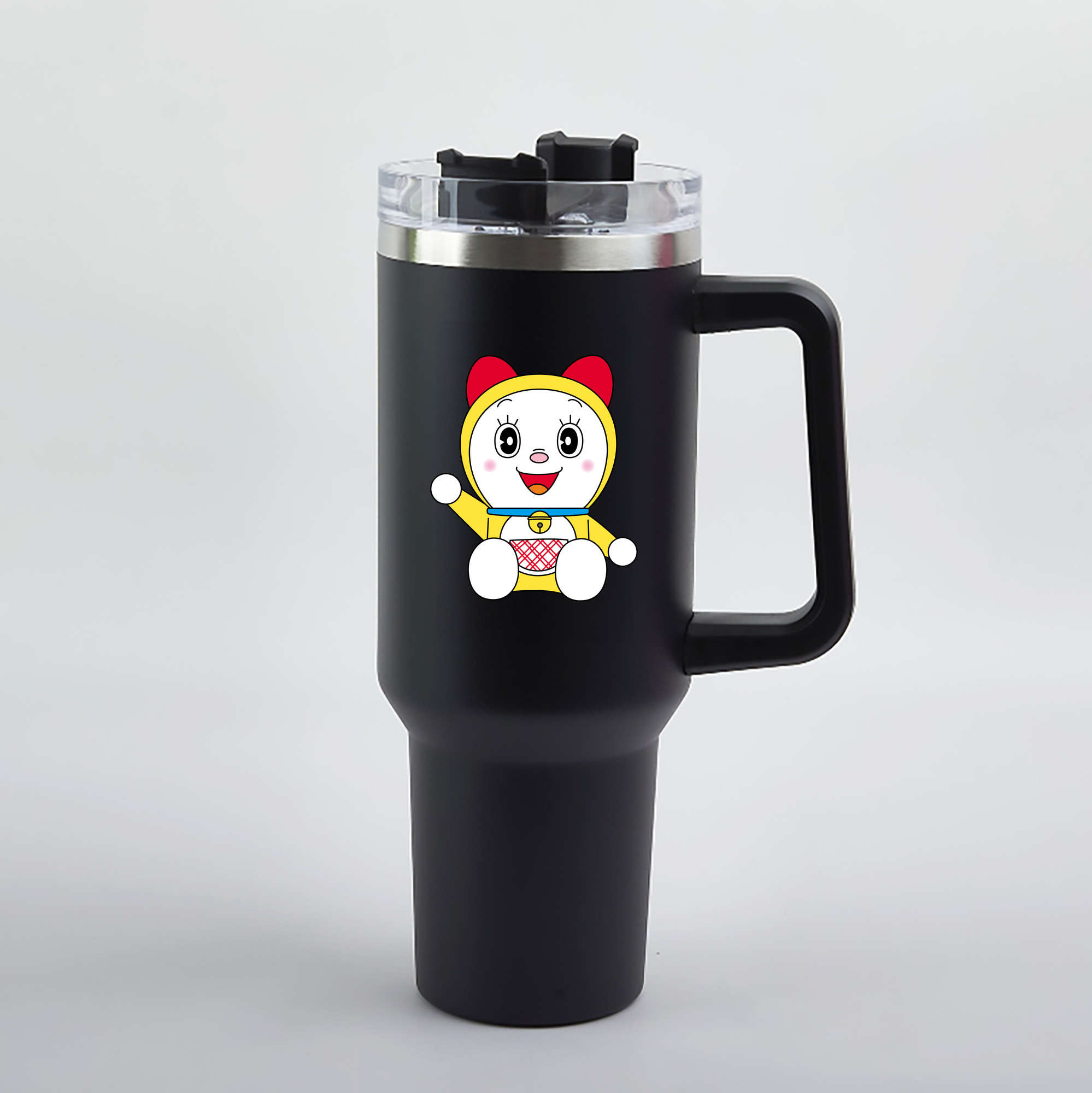 （画像用） ドラえもん ドラミ Doraemon Dorami 1200mL車用タンブラー（カラープリント）