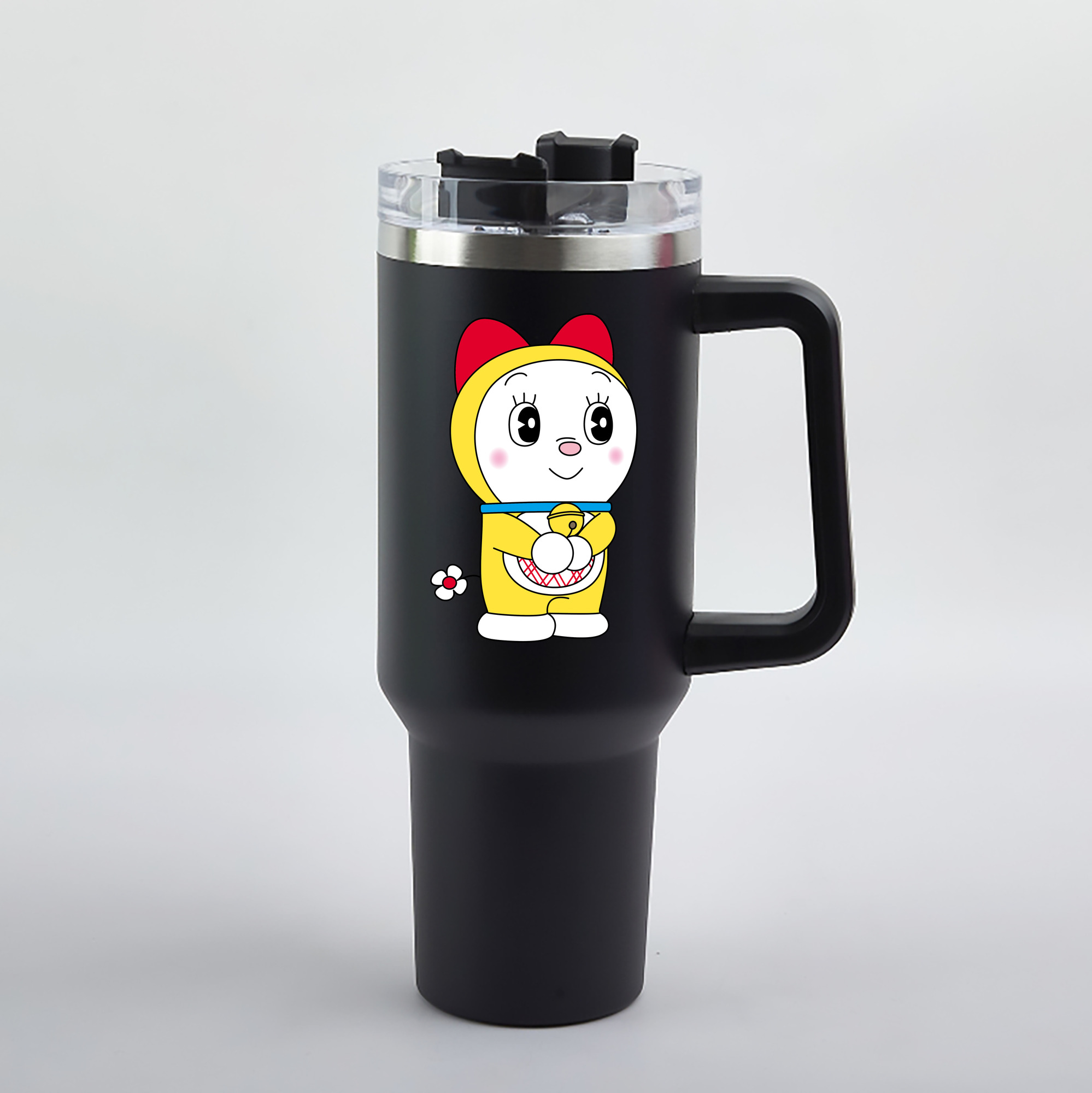 （画像用） ドラえもん ドラミ Doraemon Dorami 1200mL車用タンブラー（カラープリント）