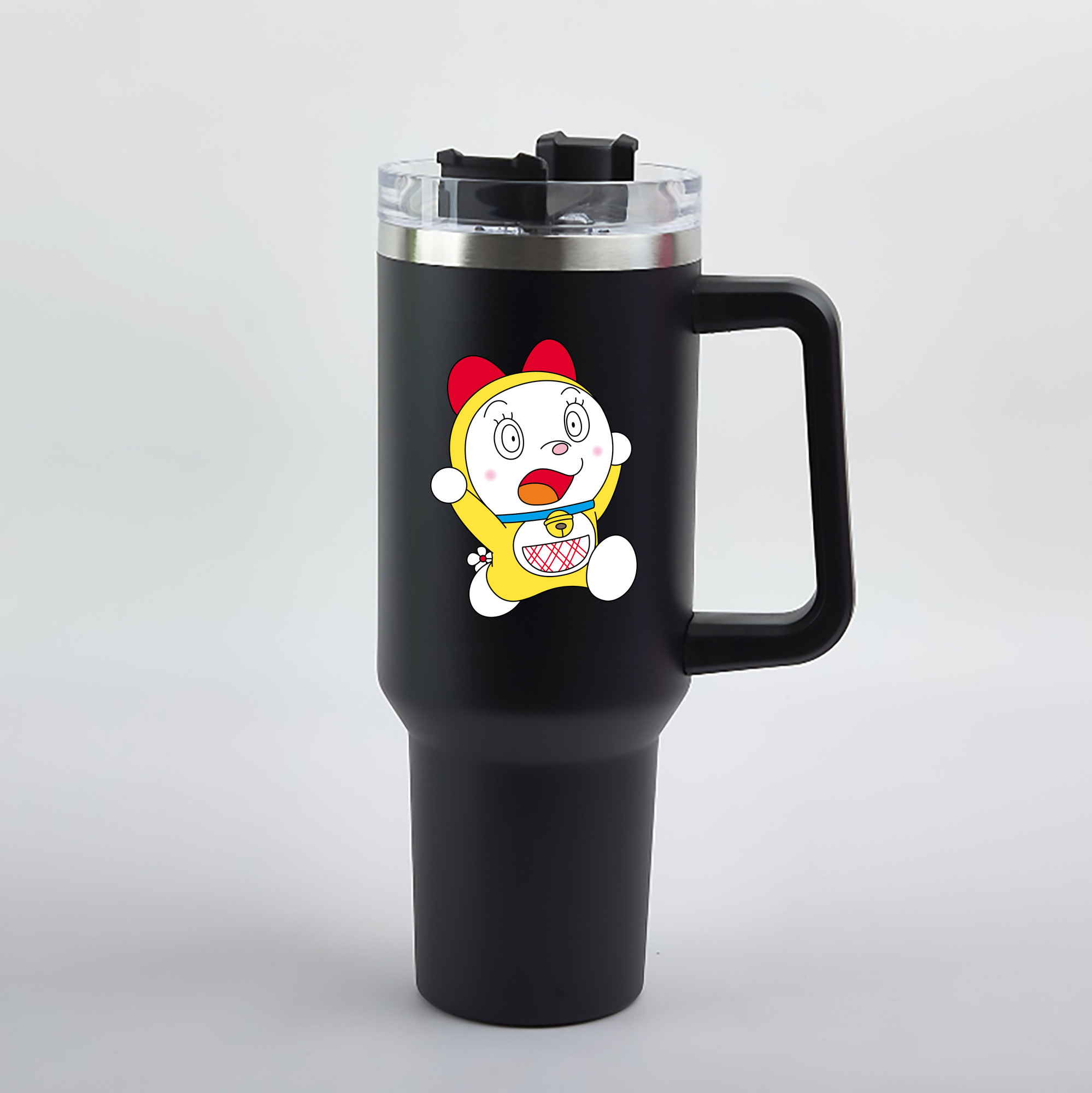 （画像用） ドラえもん ドラミ Doraemon Dorami 1200mL車用タンブラー（カラープリント）