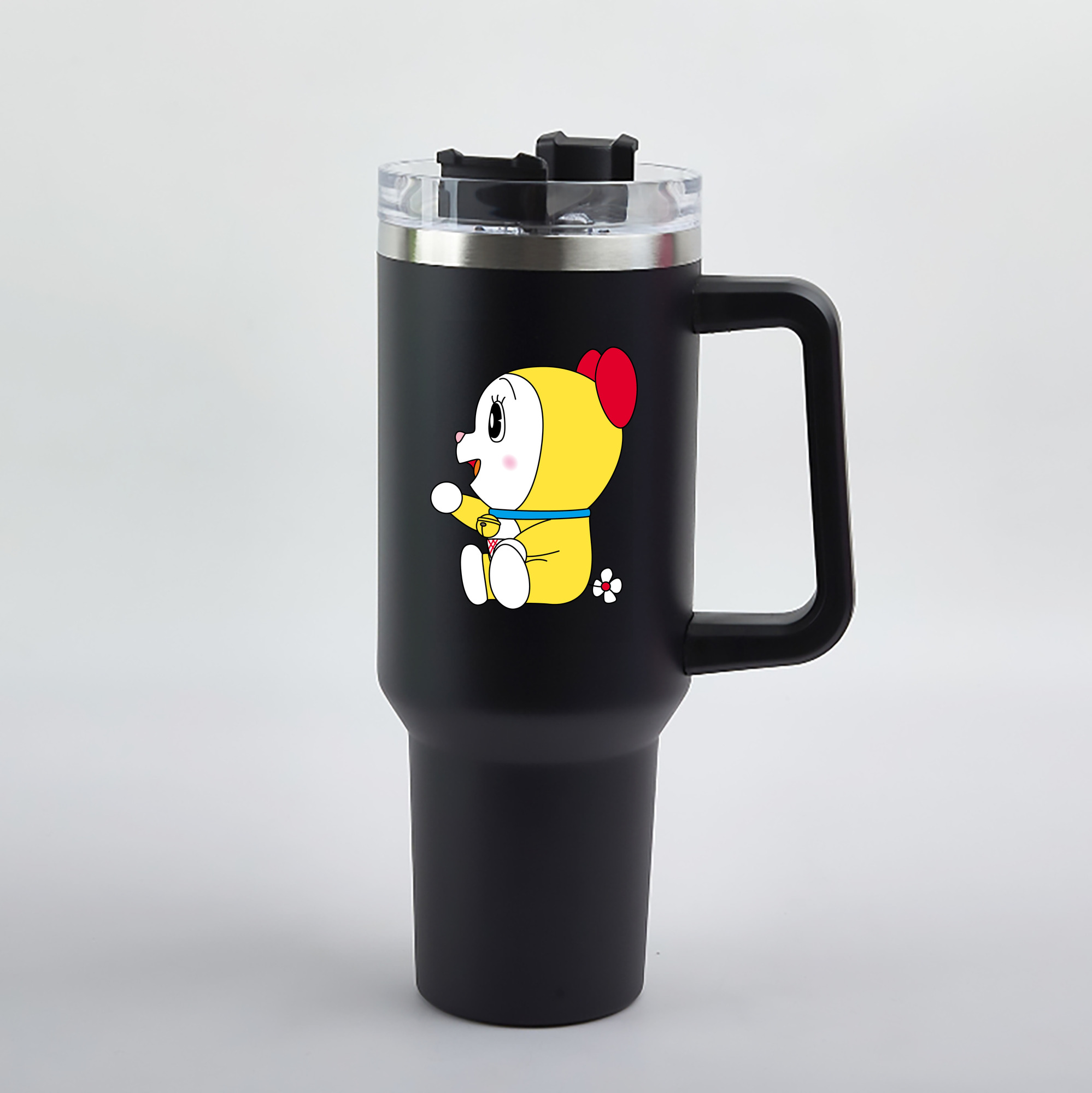 （画像用） ドラえもん ドラミ Doraemon Dorami 1200mL車用タンブラー（カラープリント）