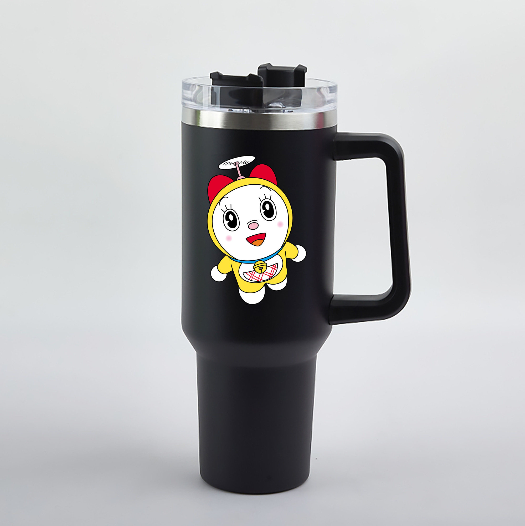 （画像用） ドラえもん ドラミ Doraemon Dorami 1200mL車用タンブラー（カラープリント）