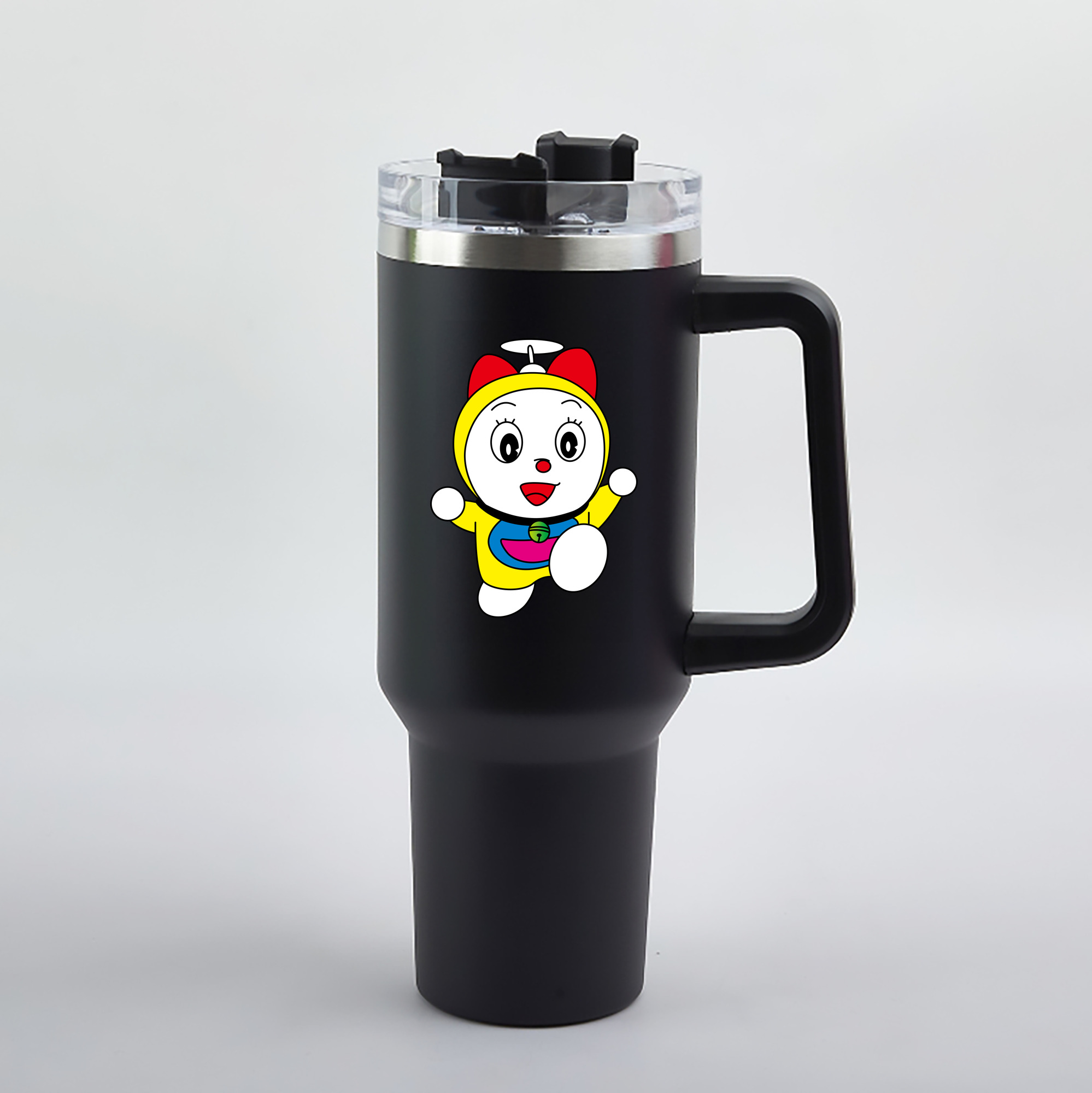（画像用） ドラえもん ドラミ Doraemon Dorami 1200mL車用タンブラー（カラープリント）