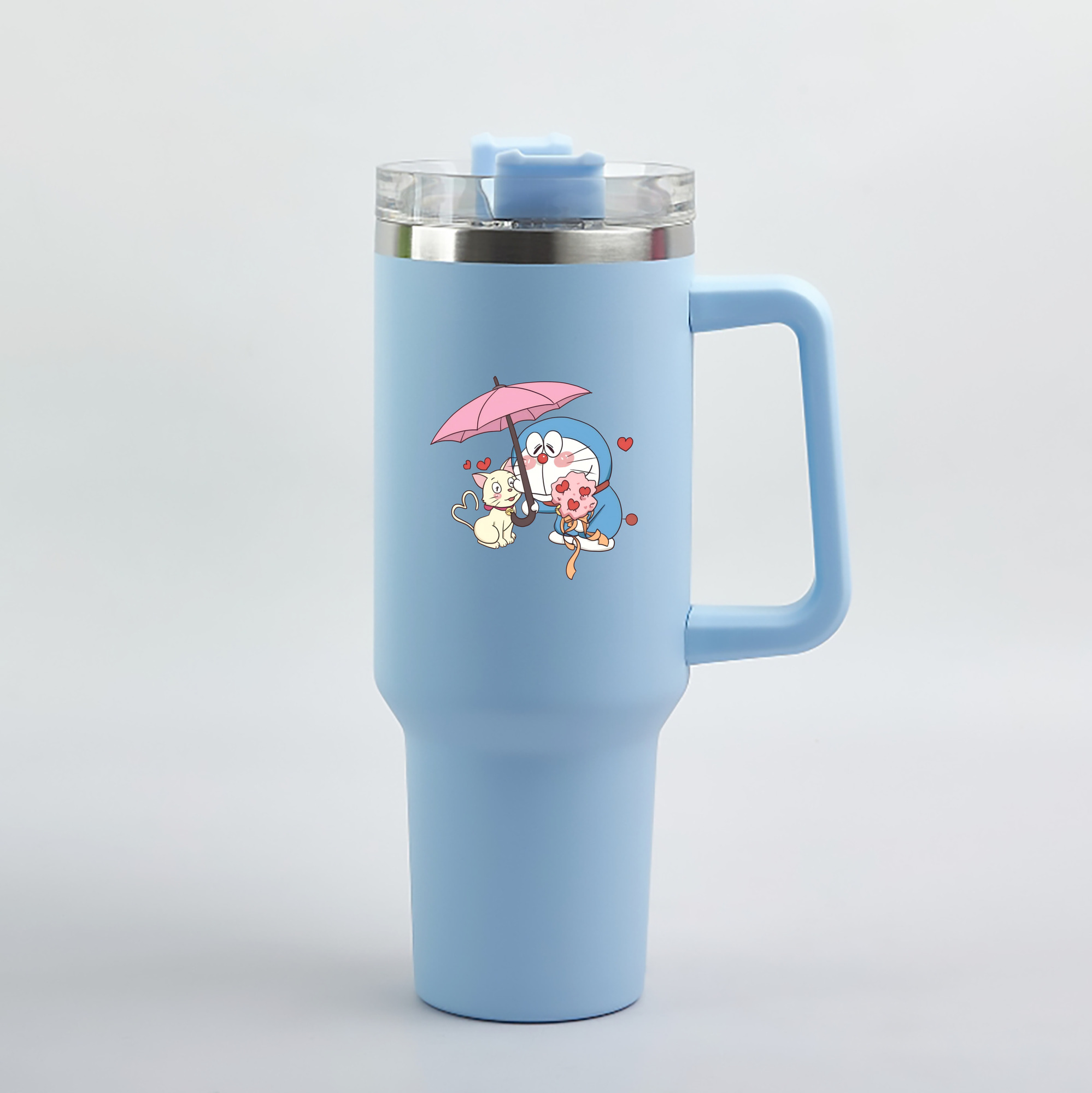 （画像用） ドラえもん Doraemon 1200mL車用タンブラー（カラープリント）
