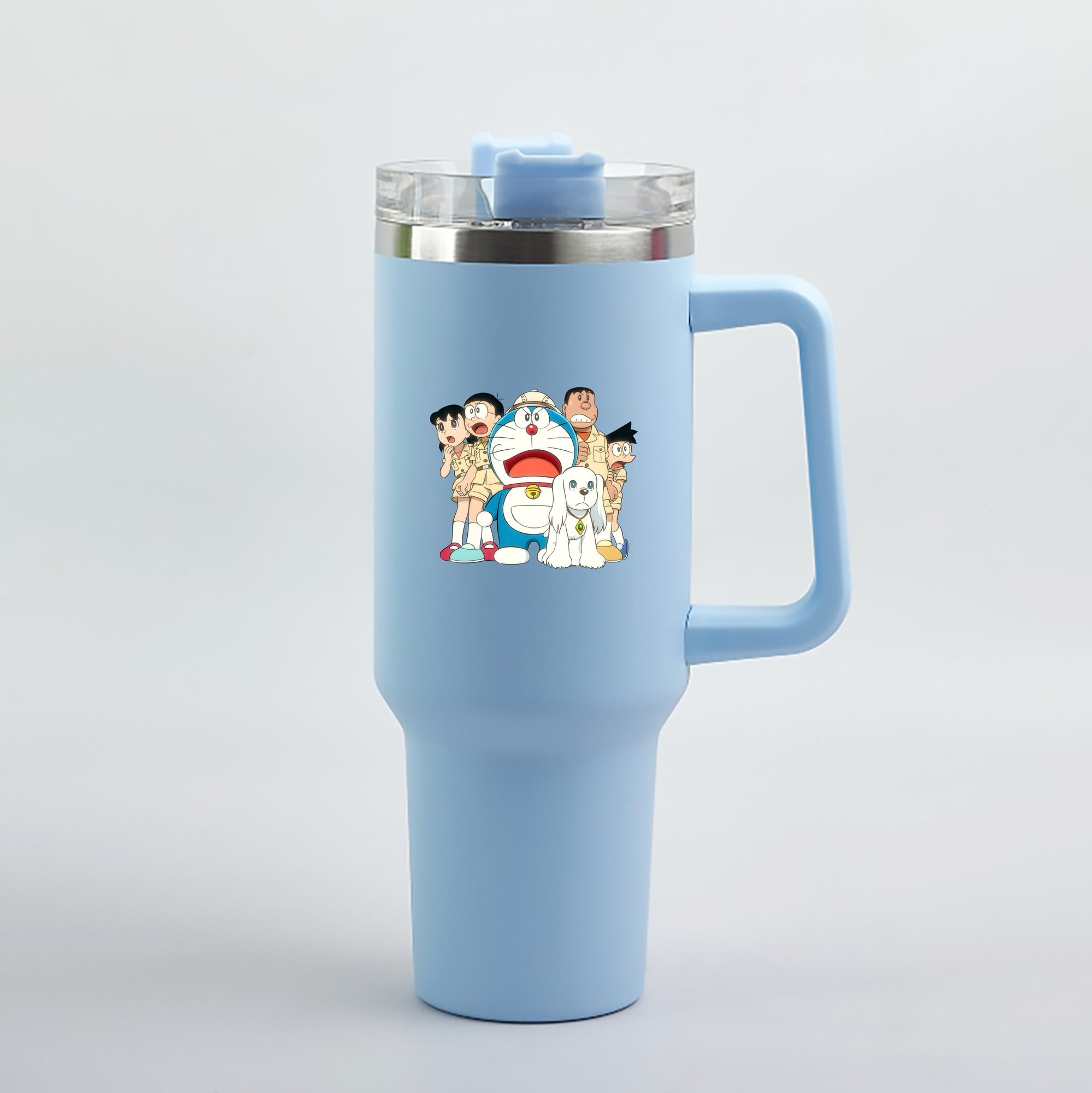 （画像用） ドラえもん Doraemon 1200mL車用タンブラー（カラープリント）