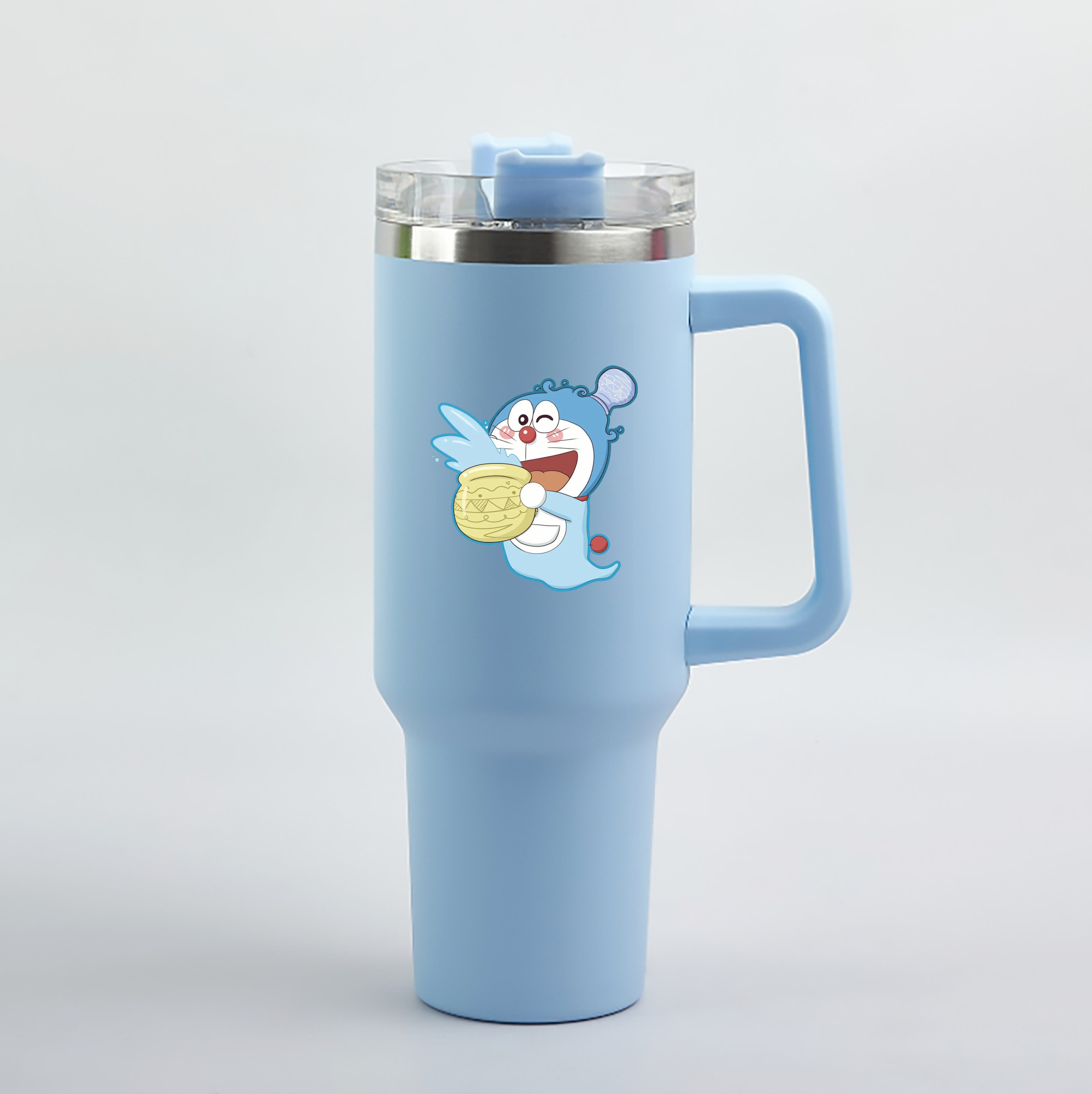 （画像用） ドラえもん Doraemon 1200mL車用タンブラー（カラープリント）
