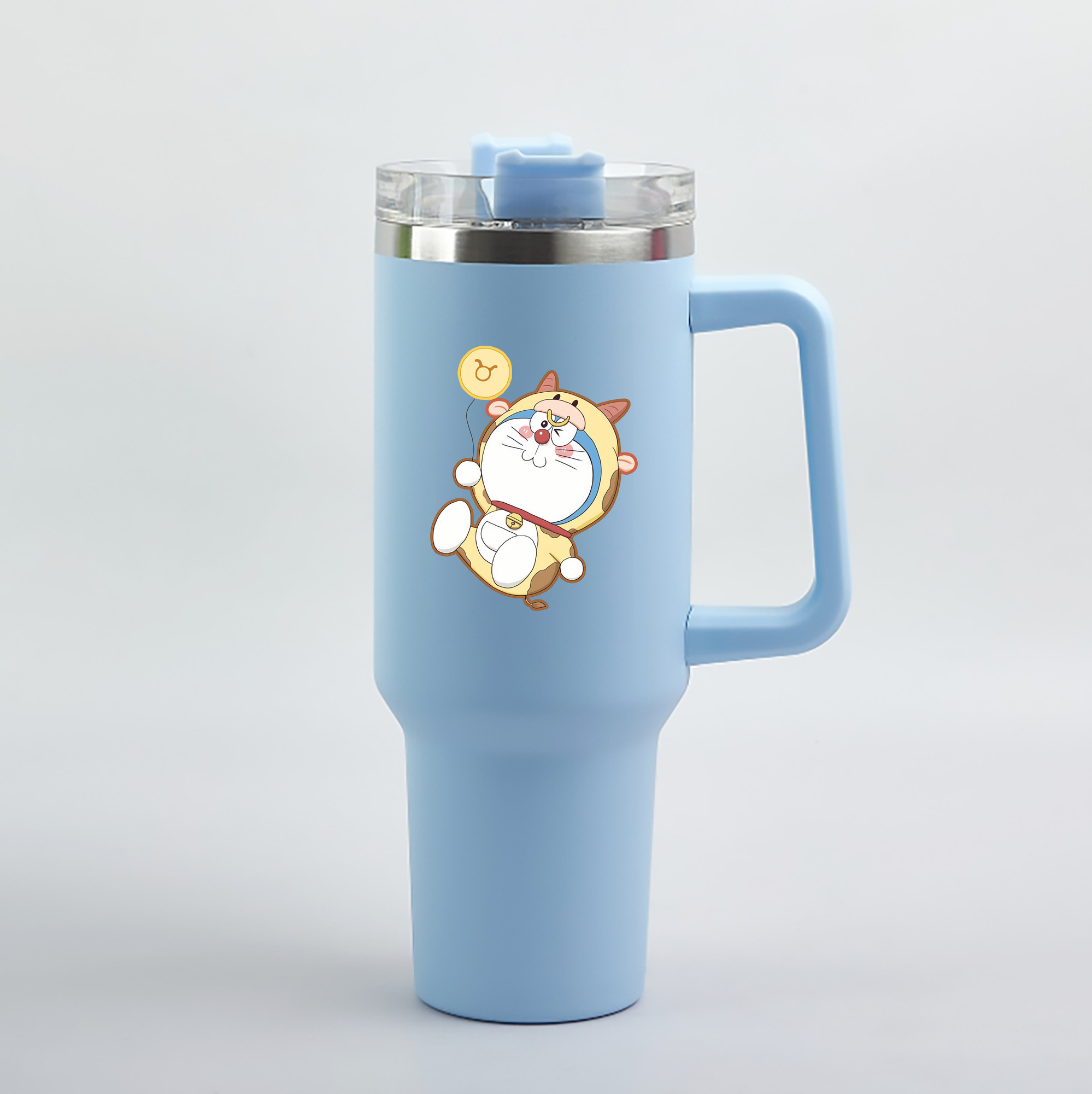（画像用） ドラえもん Doraemon 1200mL車用タンブラー（カラープリント）