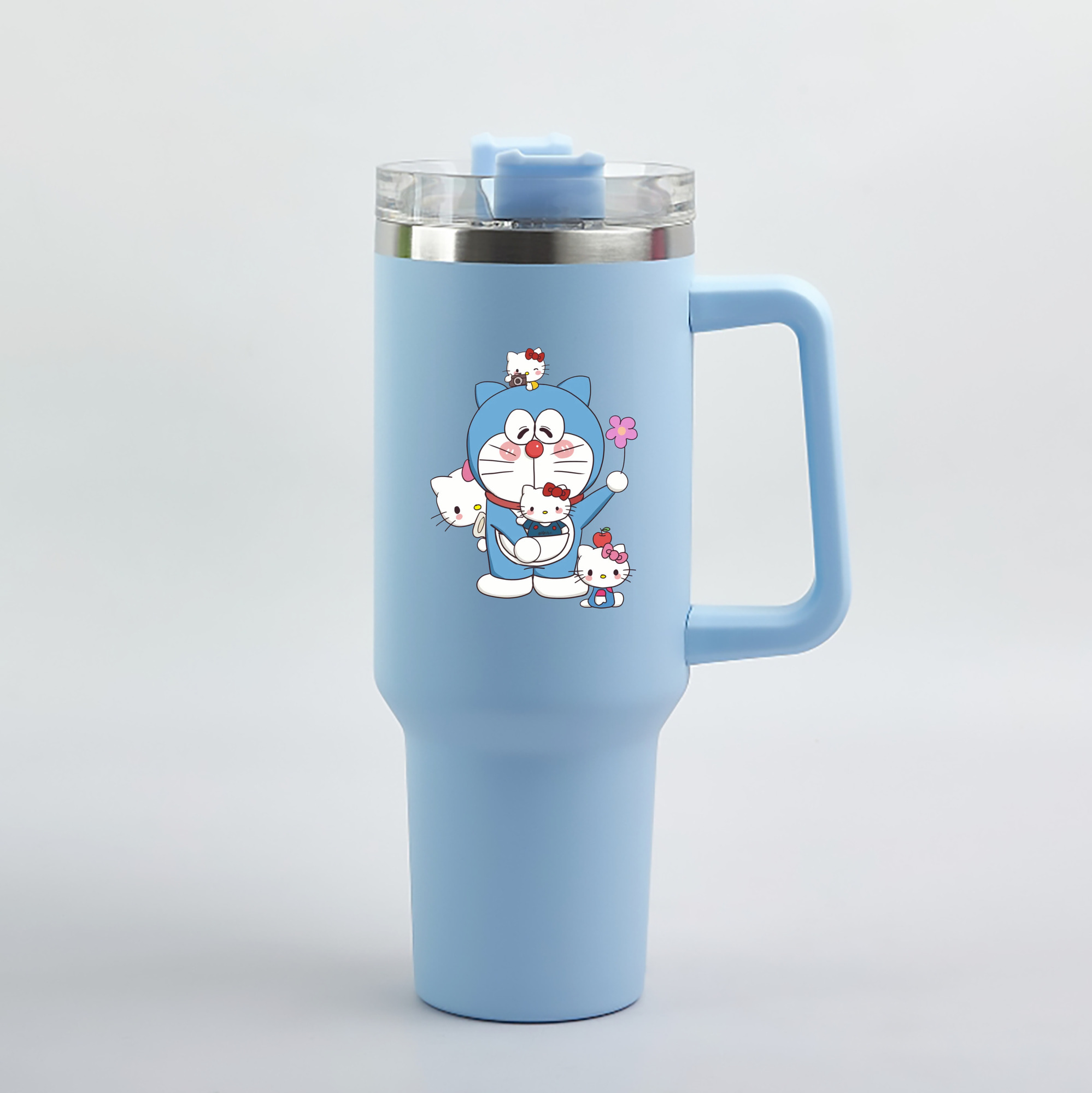 （画像用） ドラえもん Doraemon 1200mL車用タンブラー（カラープリント）
