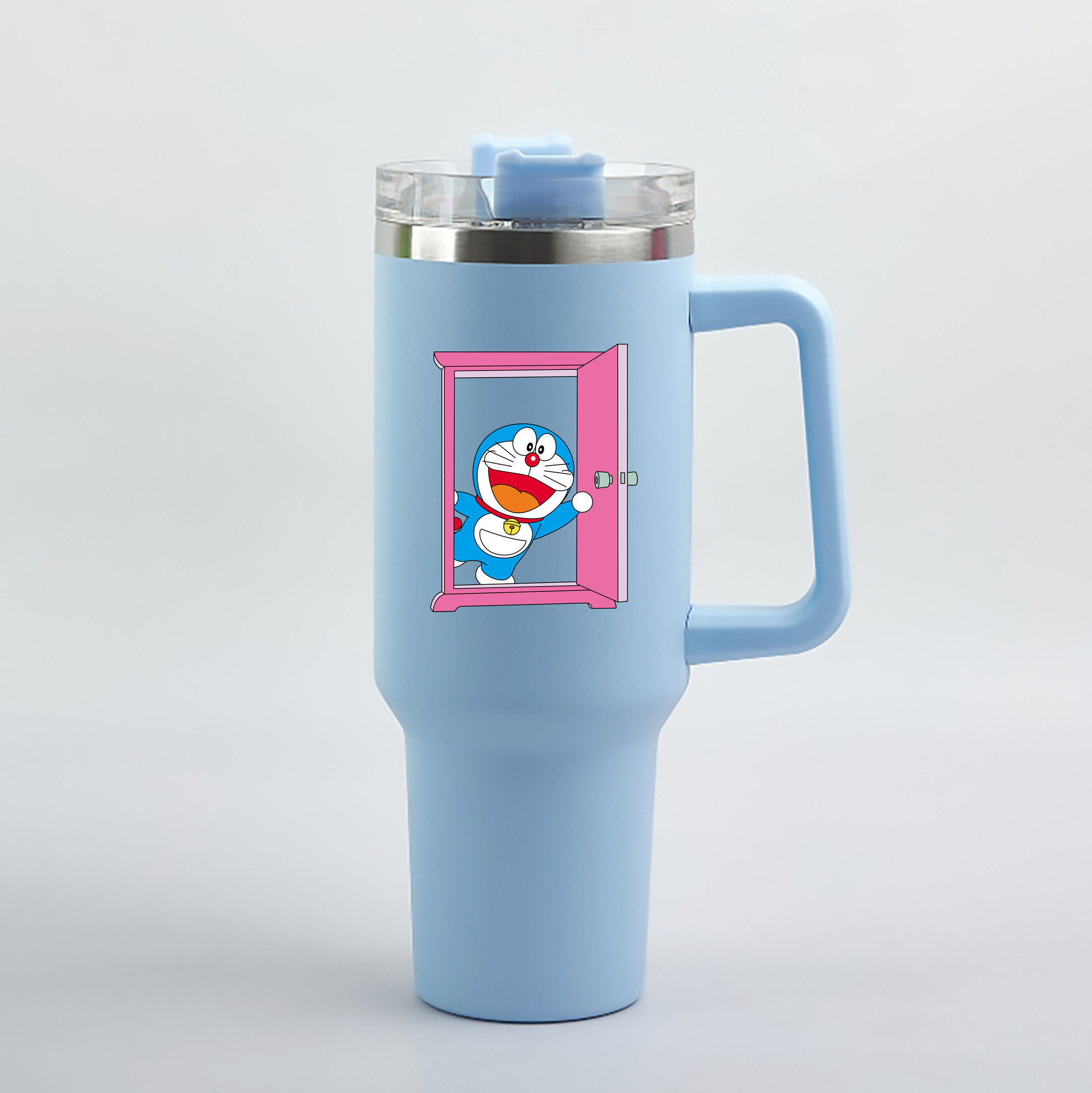 （画像用） ドラえもん Doraemon 1200mL車用タンブラー（カラープリント）