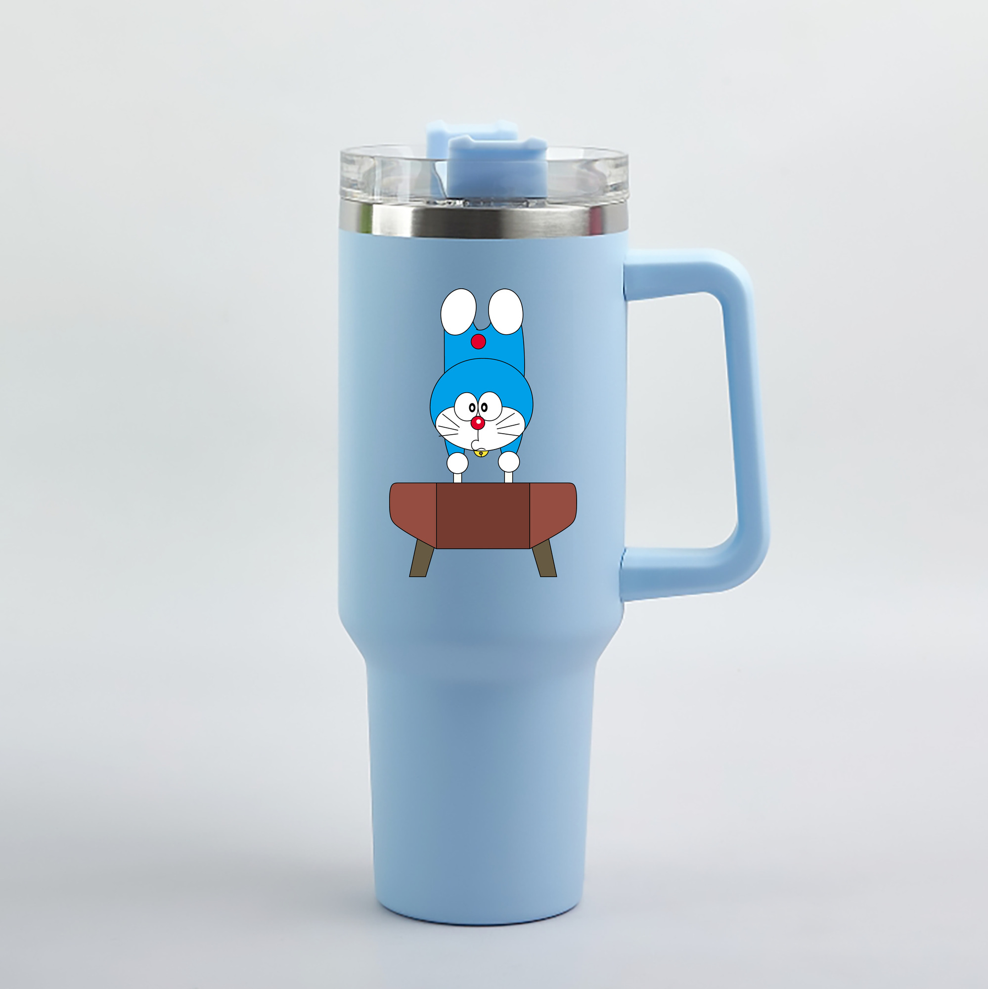 （画像用） ドラえもん Doraemon 1200mL車用タンブラー（カラープリント）