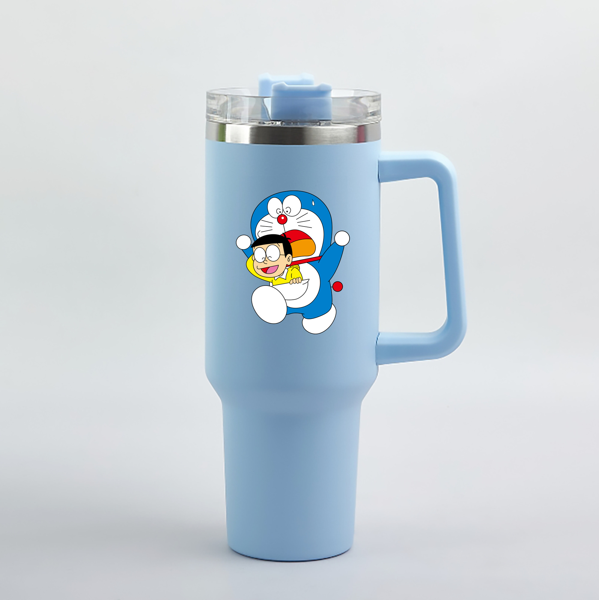 （画像用） ドラえもん Doraemon 1200mL車用タンブラー（カラープリント）