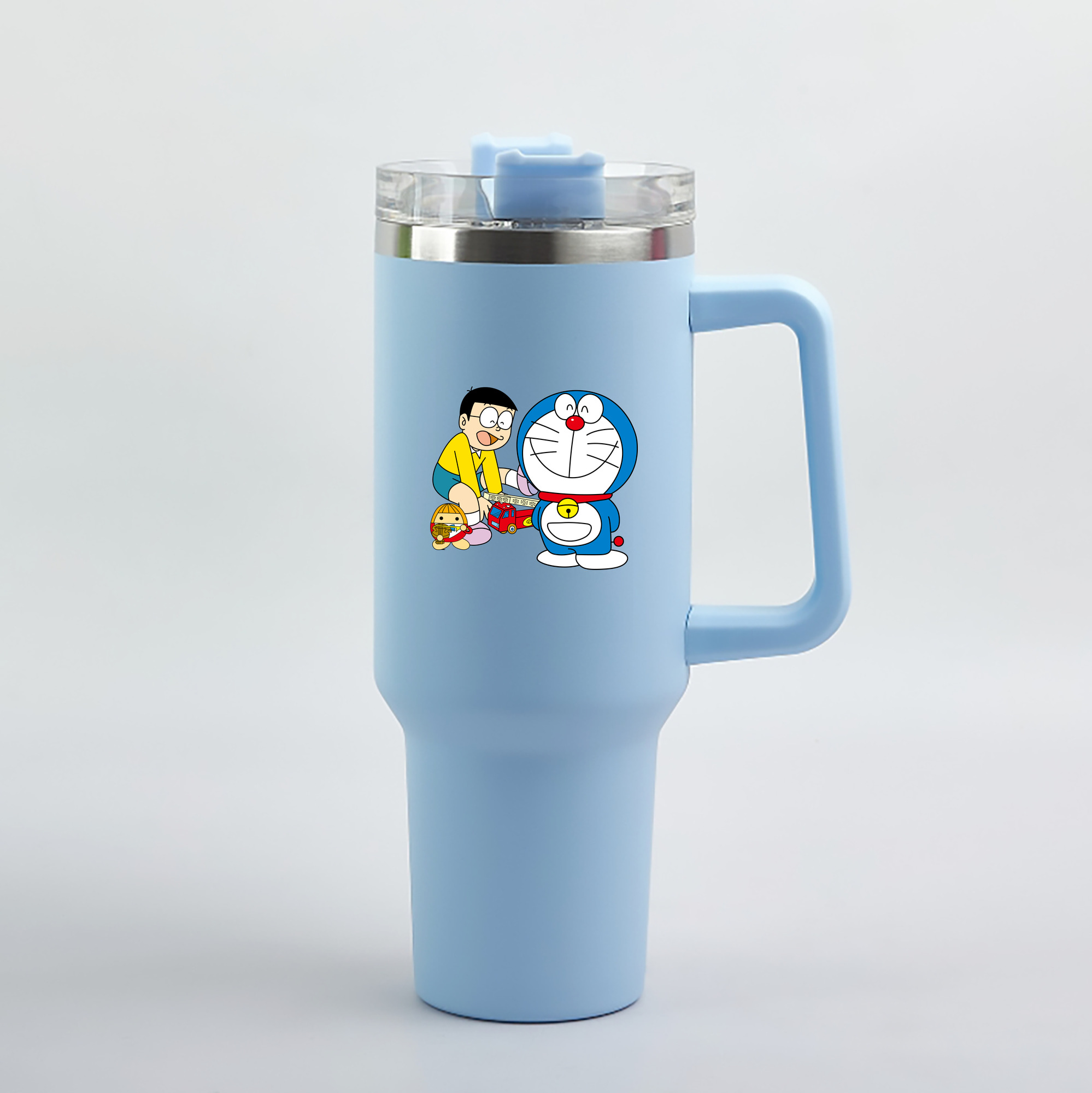 （画像用） ドラえもん Doraemon 1200mL車用タンブラー（カラープリント）