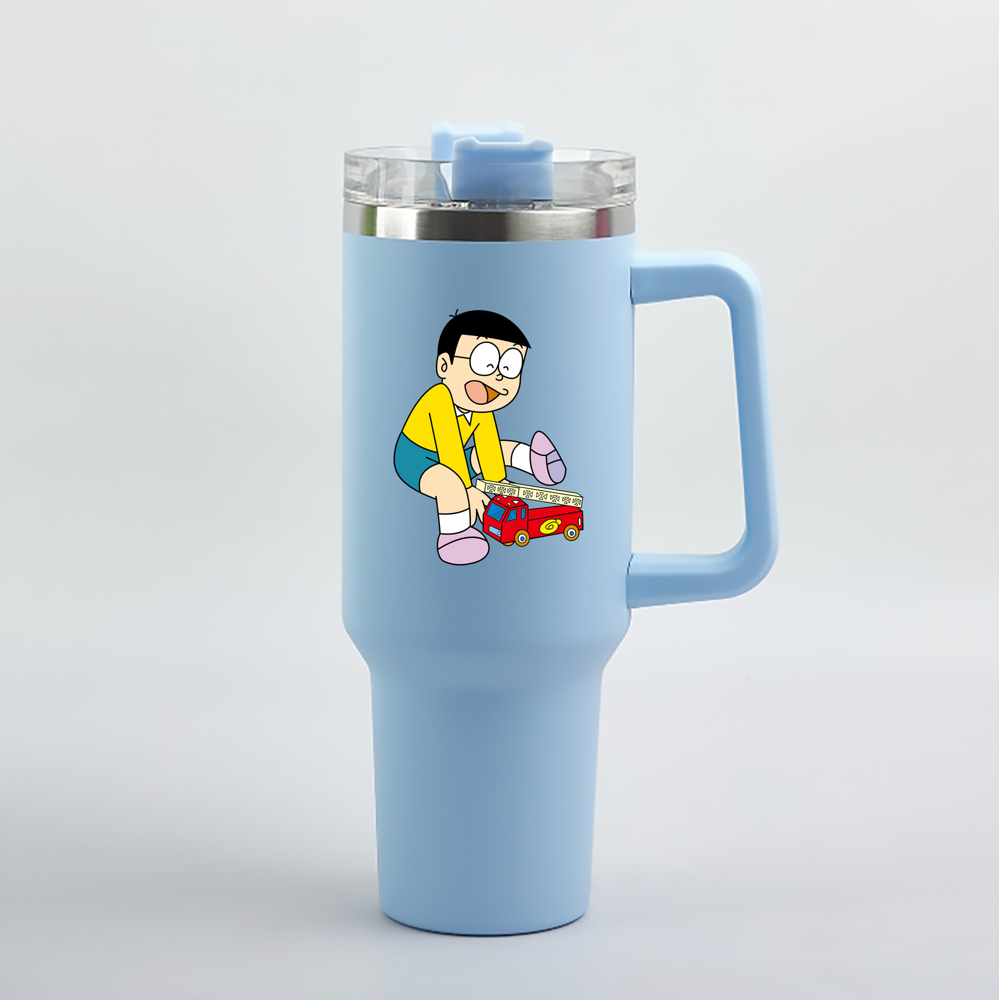 （画像用） ドラえもん 野比 のび太 Doraemon Nobita Nobi 1200mL車用タンブラー（カラープリント）