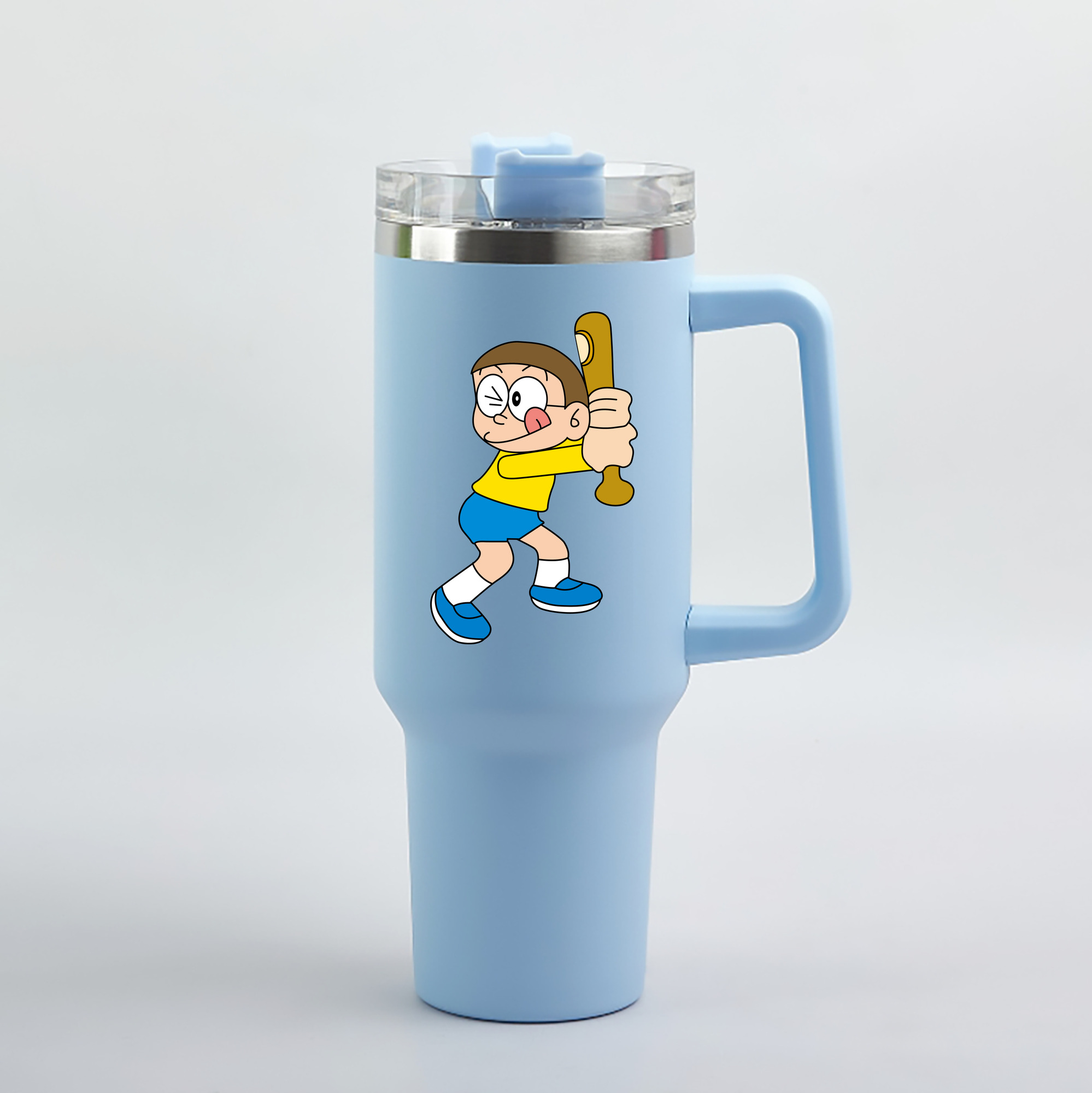 （画像用） ドラえもん 野比 のび太 Doraemon Nobita Nobi 1200mL車用タンブラー（カラープリント）