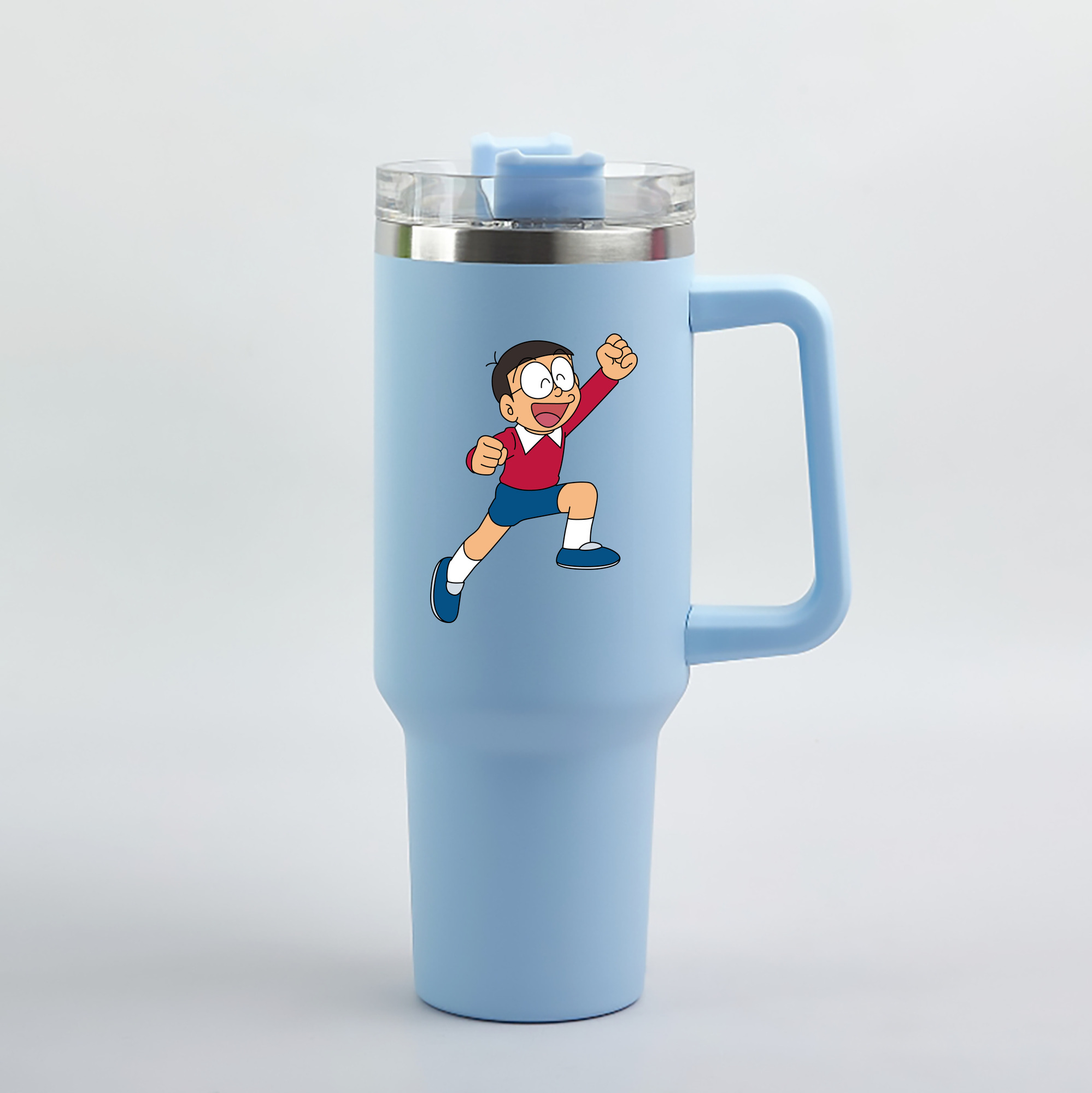 （画像用） ドラえもん 野比 のび太 Doraemon Nobita Nobi 1200mL車用タンブラー（カラープリント）