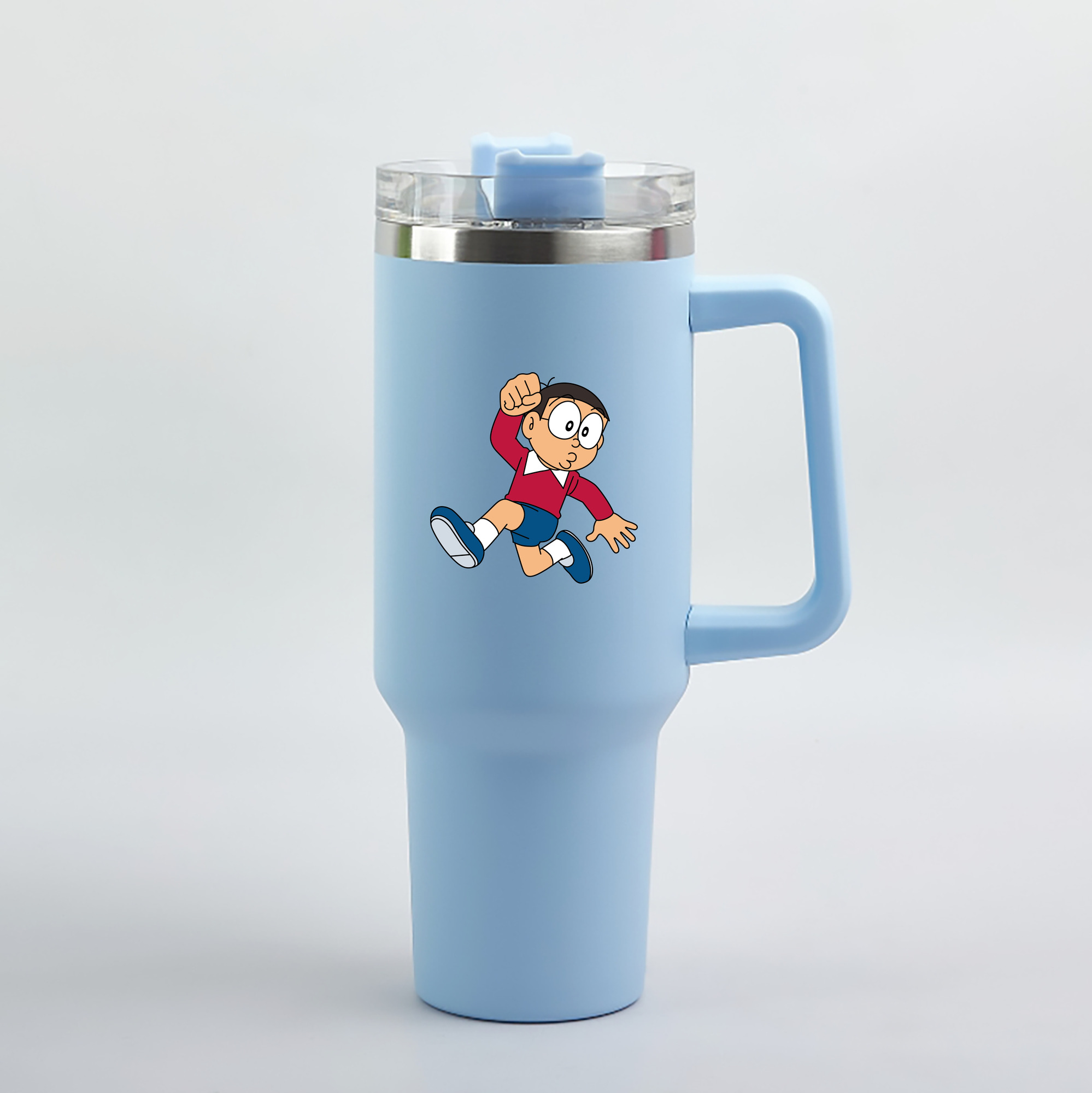 （画像用） ドラえもん 野比 のび太 Doraemon Nobita Nobi 1200mL車用タンブラー（カラープリント）
