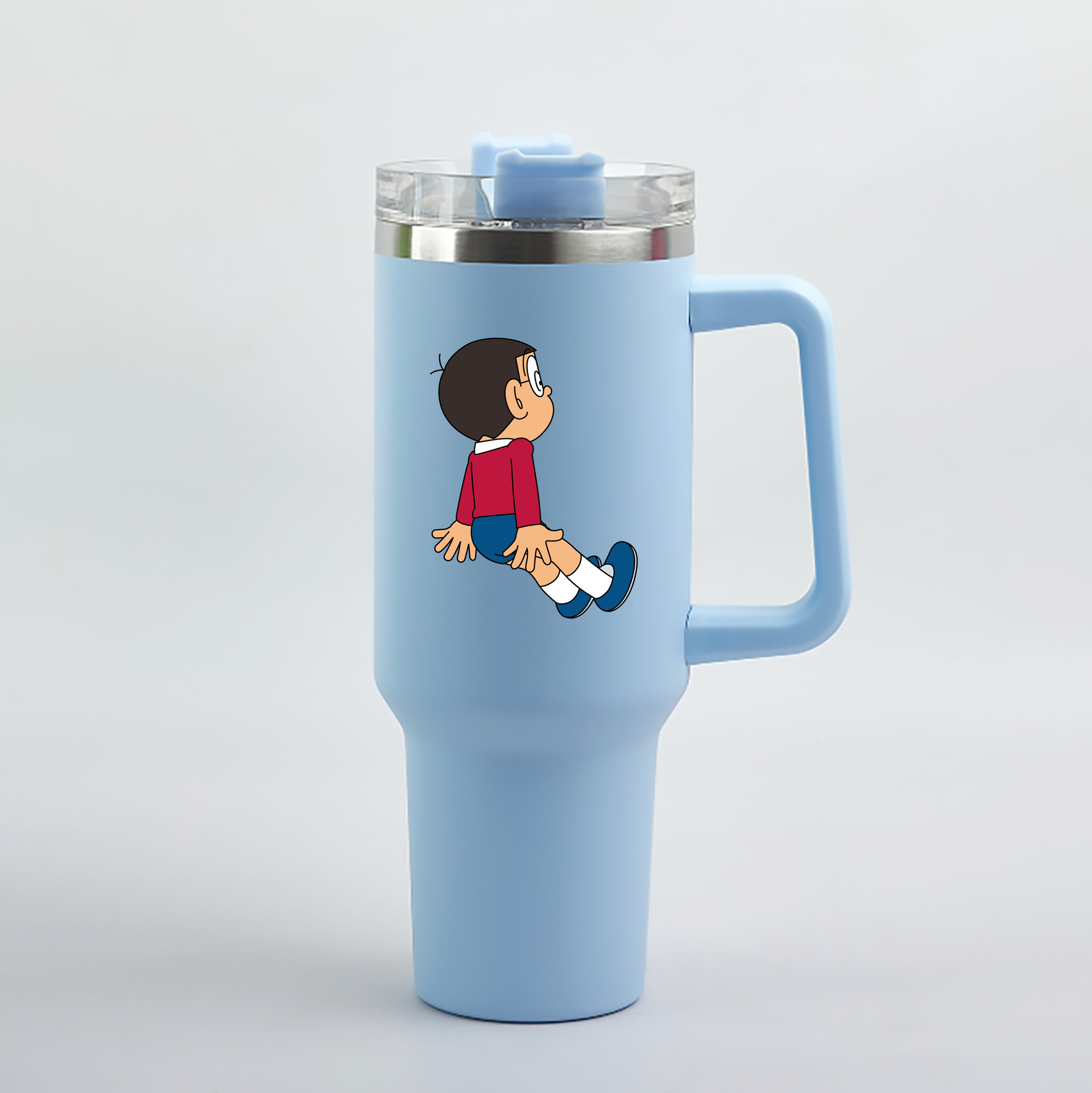 （画像用） ドラえもん 野比 のび太 Doraemon Nobita Nobi 1200mL車用タンブラー（カラープリント）