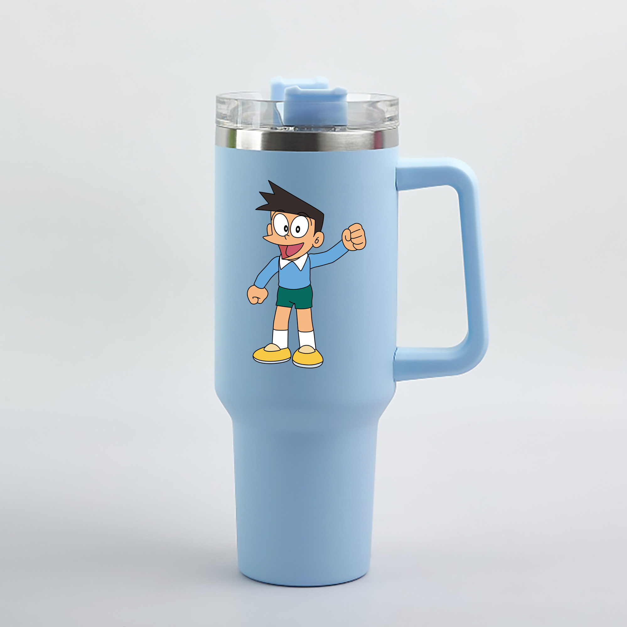 （画像用） ドラえもん 骨川 スネ夫 Doraemon Honekawa Suneo 1200mL車用タンブラー（カラープリント）