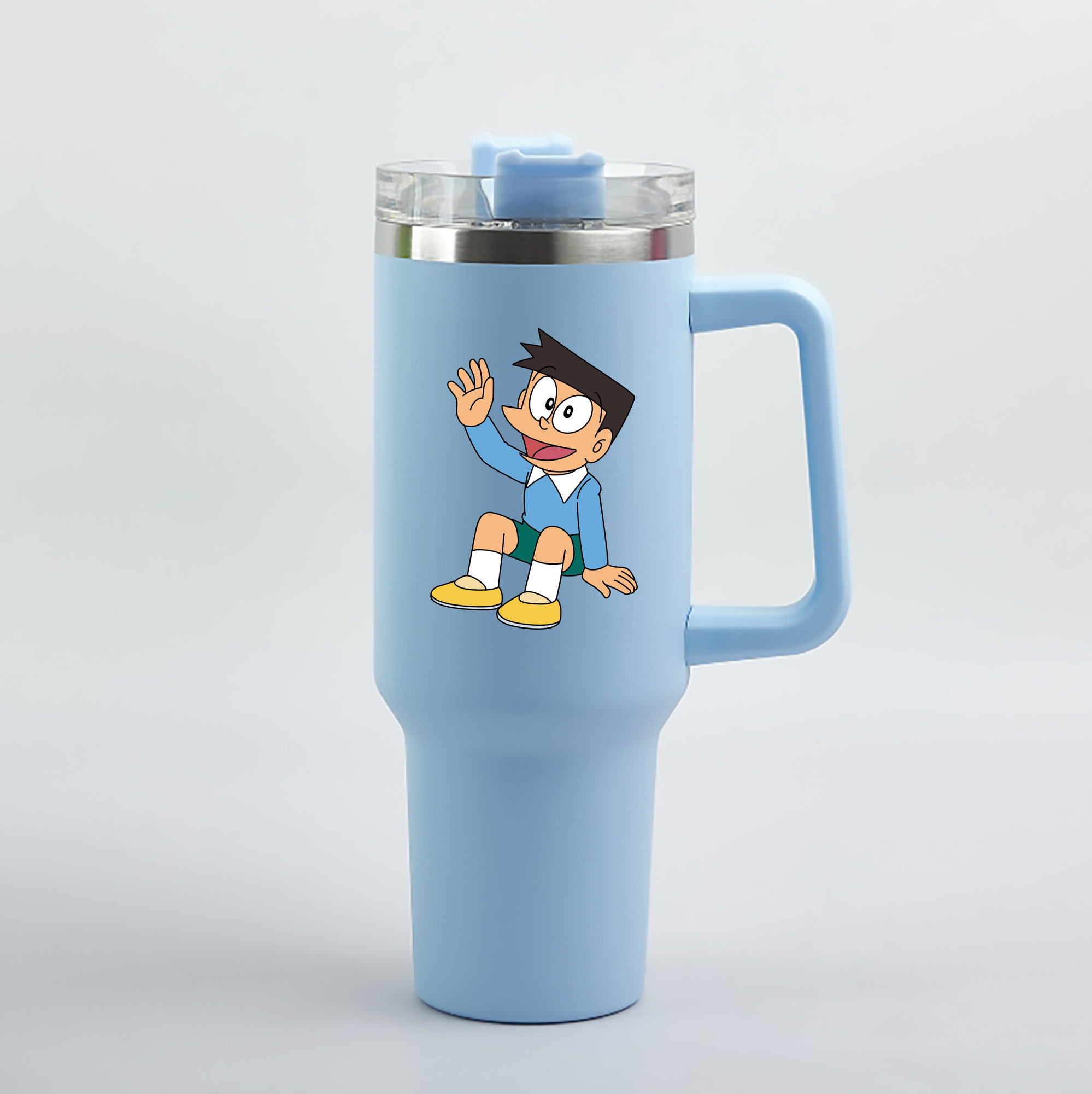 （画像用） ドラえもん 骨川 スネ夫 Doraemon Honekawa Suneo 1200mL車用タンブラー（カラープリント）