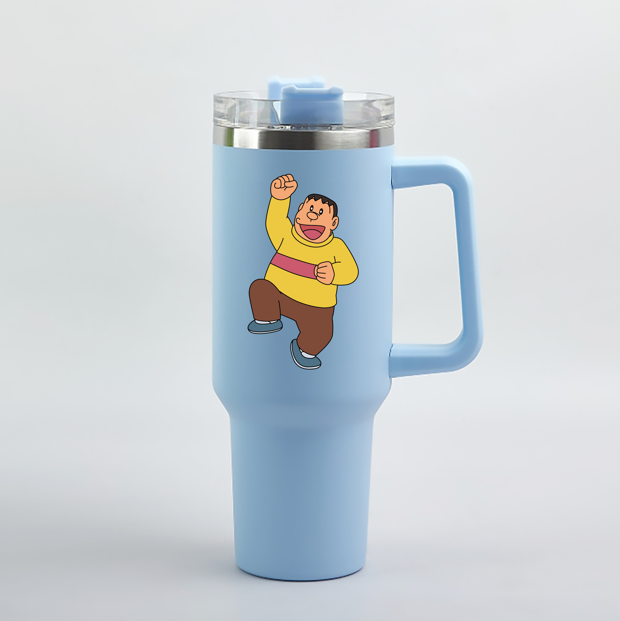 （画像用） ドラえもん 剛田武 Doraemon Gouta Takeshi 1200mL車用タンブラー（カラープリント）