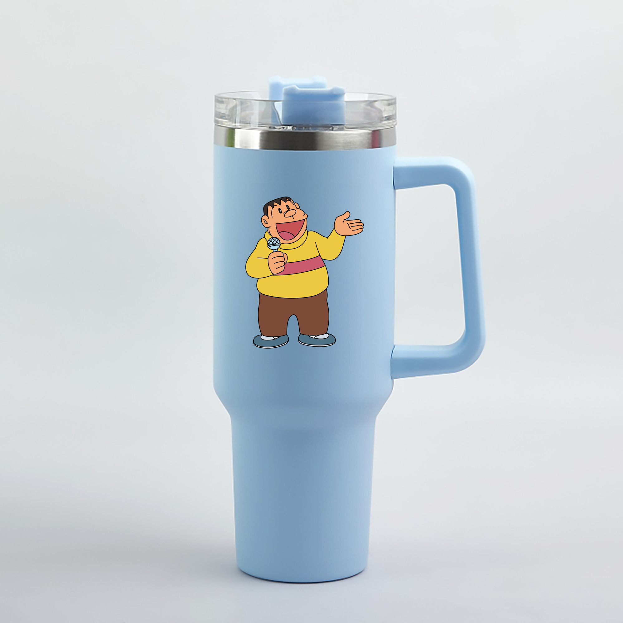 （画像用） ドラえもん 剛田武 Doraemon Gouta Takeshi 1200mL車用タンブラー（カラープリント）