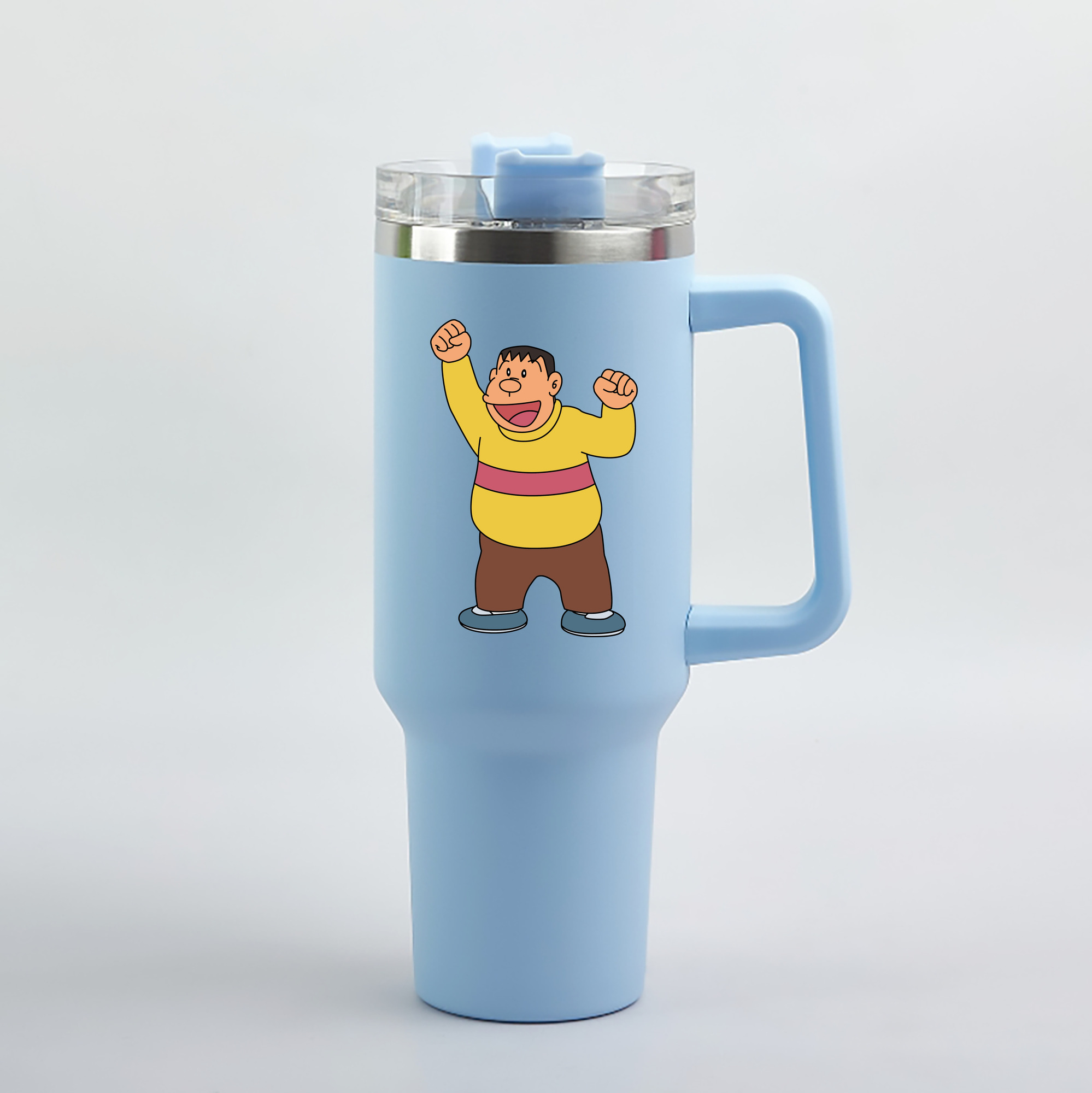 （画像用） ドラえもん 剛田武 Doraemon Gouta Takeshi 1200mL車用タンブラー（カラープリント）