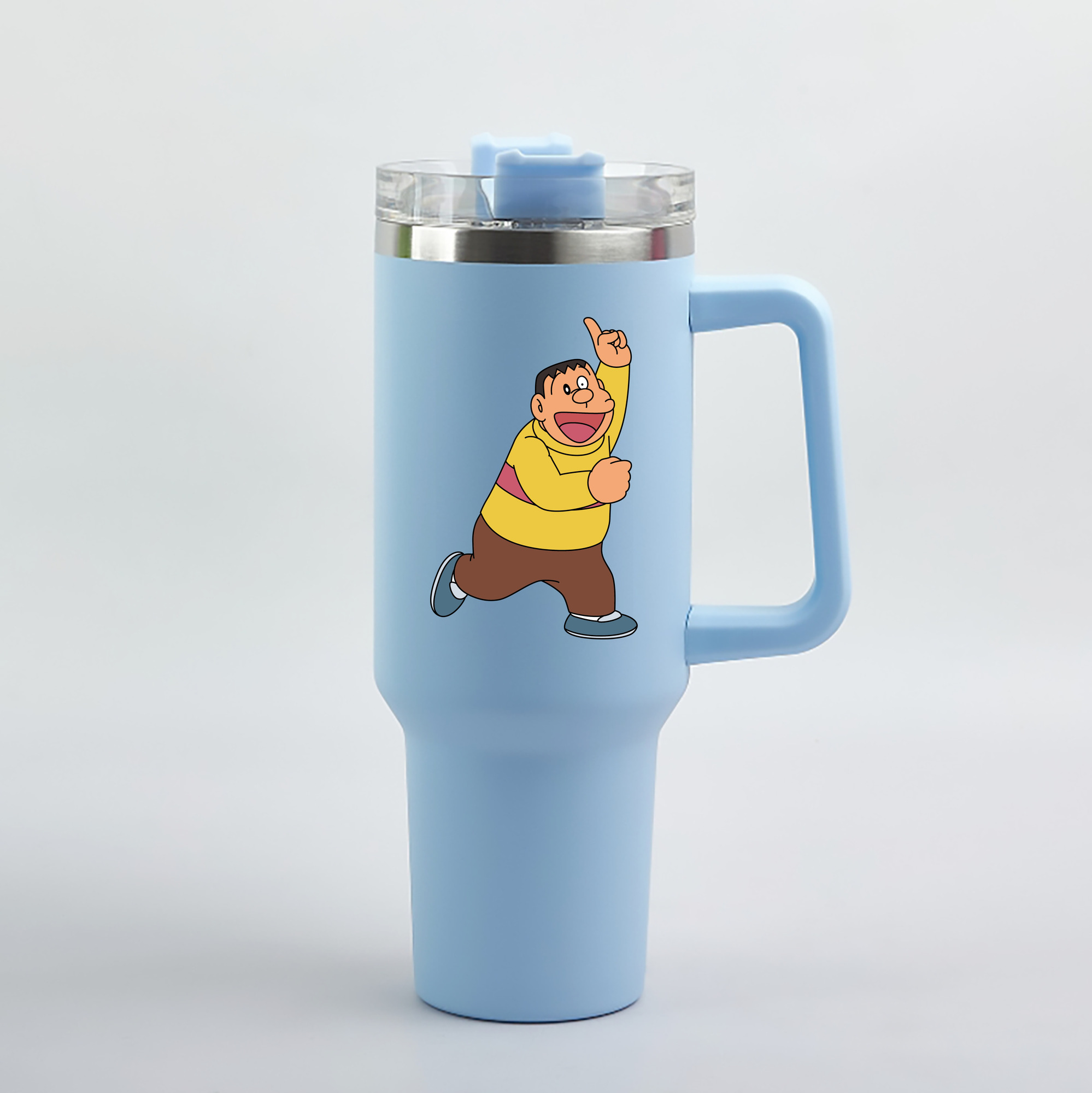 （画像用） ドラえもん 剛田武 Doraemon Gouta Takeshi 1200mL車用タンブラー（カラープリント）