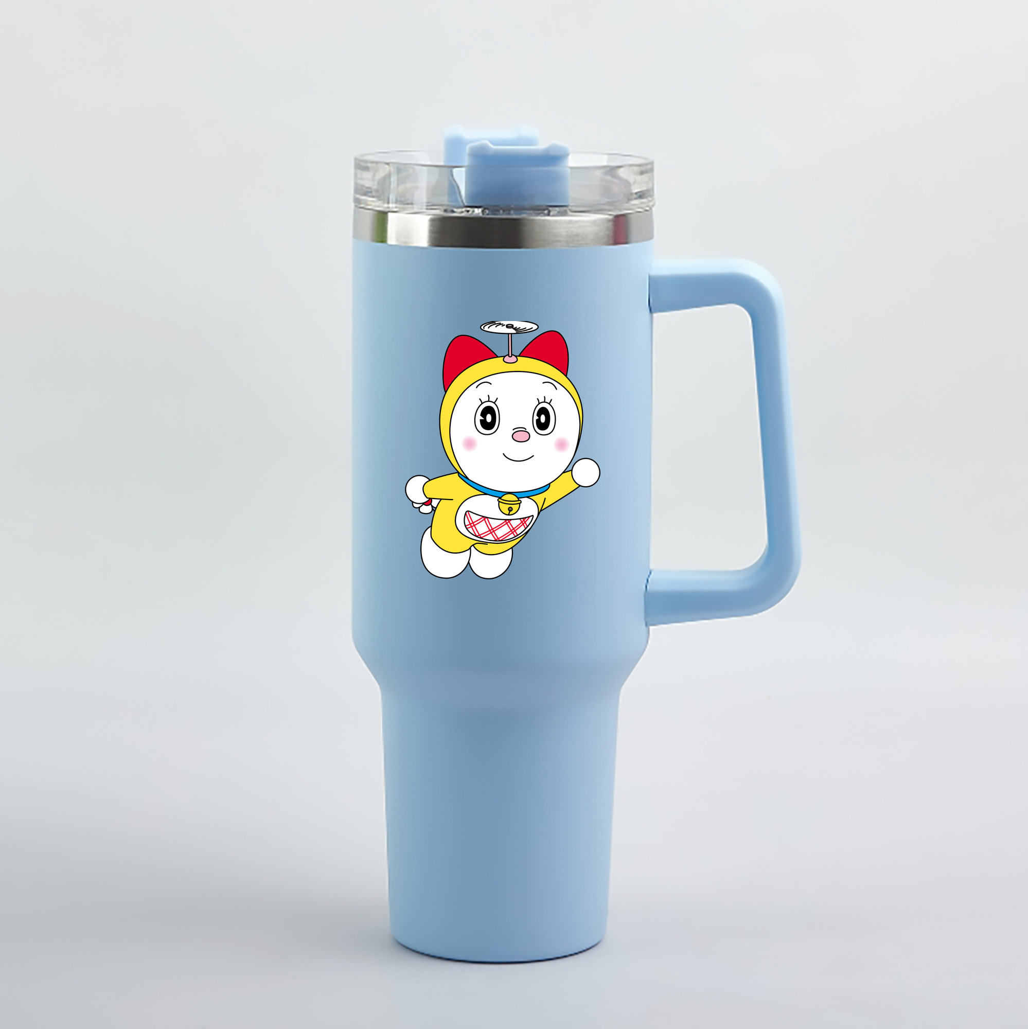 （画像用） ドラえもん ドラミ Doraemon Dorami 1200mL車用タンブラー（カラープリント）