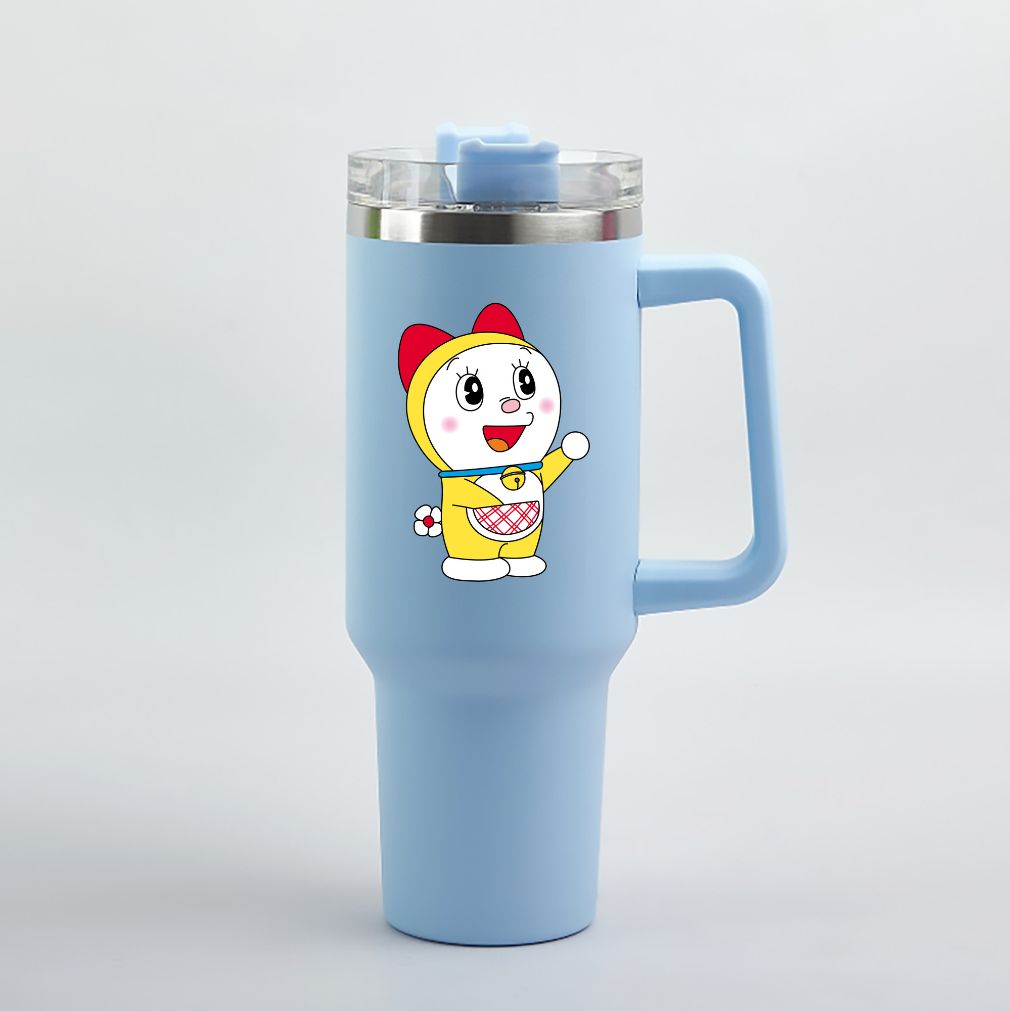 （画像用） ドラえもん ドラミ Doraemon Dorami 1200mL車用タンブラー（カラープリント）