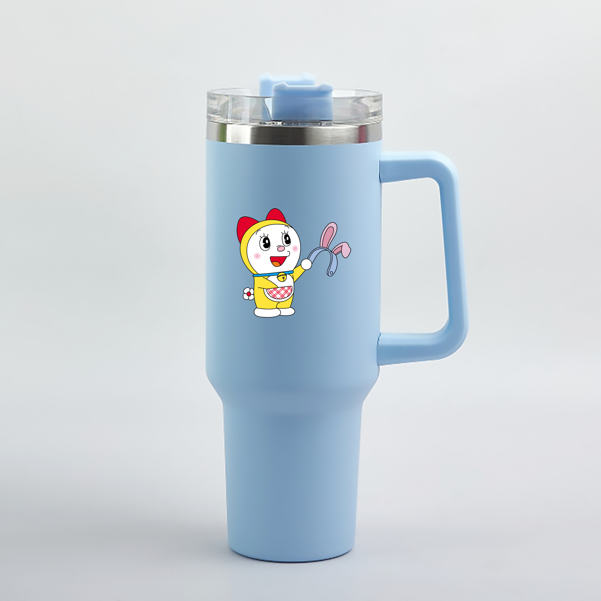 （画像用） ドラえもん ドラミ Doraemon Dorami 1200mL車用タンブラー（カラープリント）