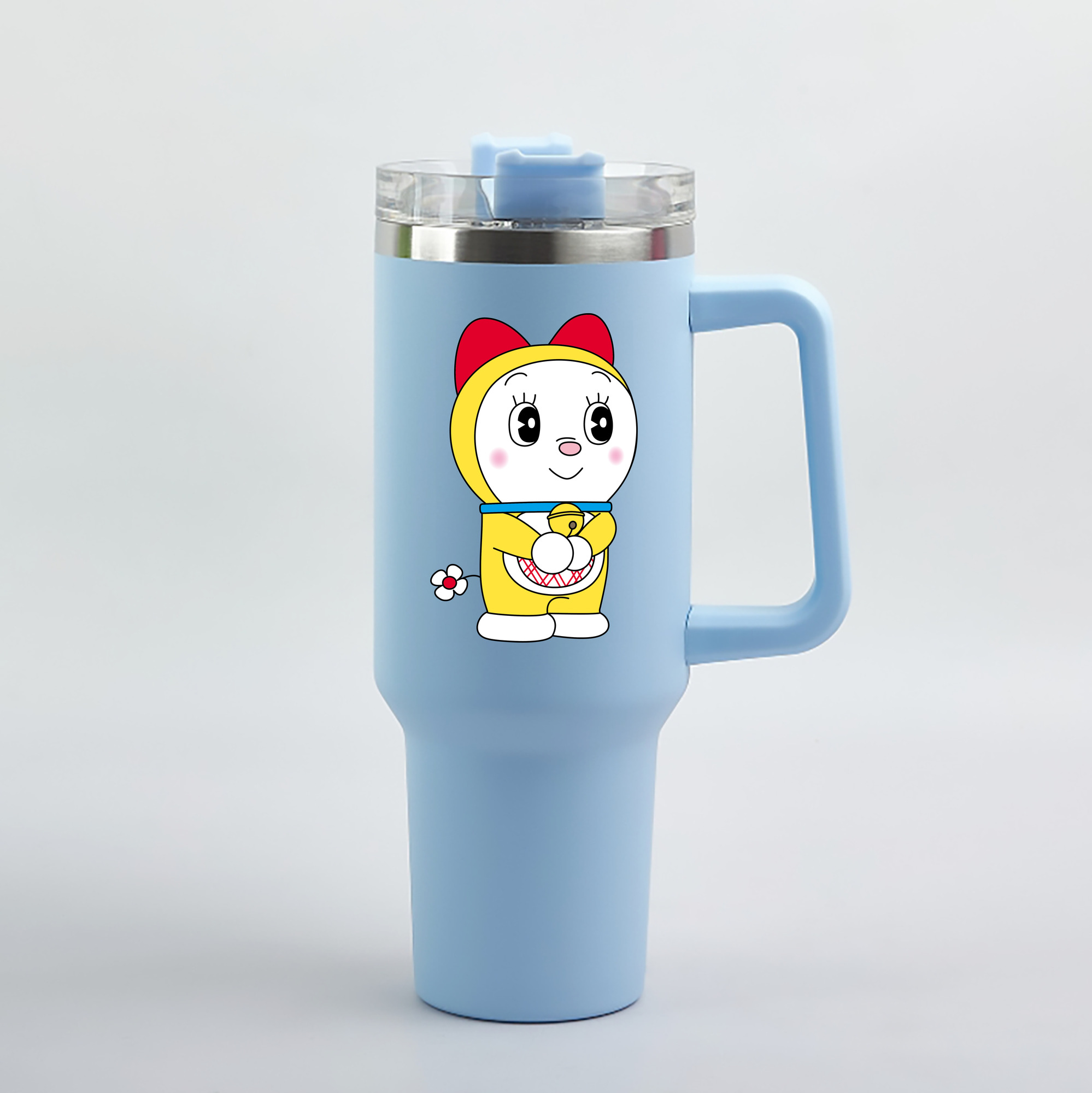 （画像用） ドラえもん ドラミ Doraemon Dorami 1200mL車用タンブラー（カラープリント）