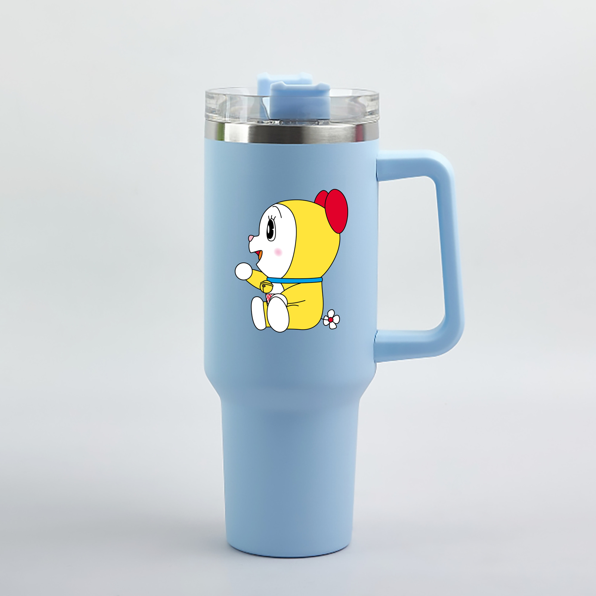 （画像用） ドラえもん ドラミ Doraemon Dorami 1200mL車用タンブラー（カラープリント）