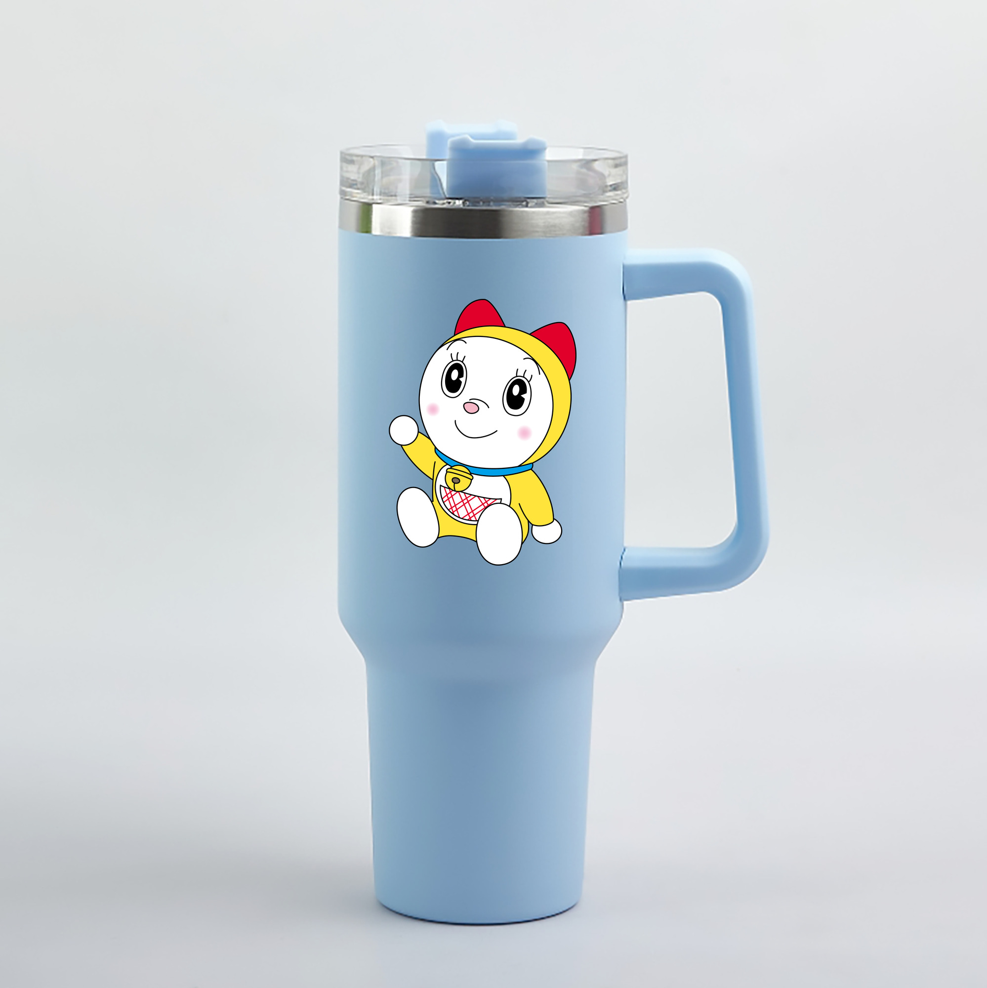 （画像用） ドラえもん ドラミ Doraemon Dorami 1200mL車用タンブラー（カラープリント）