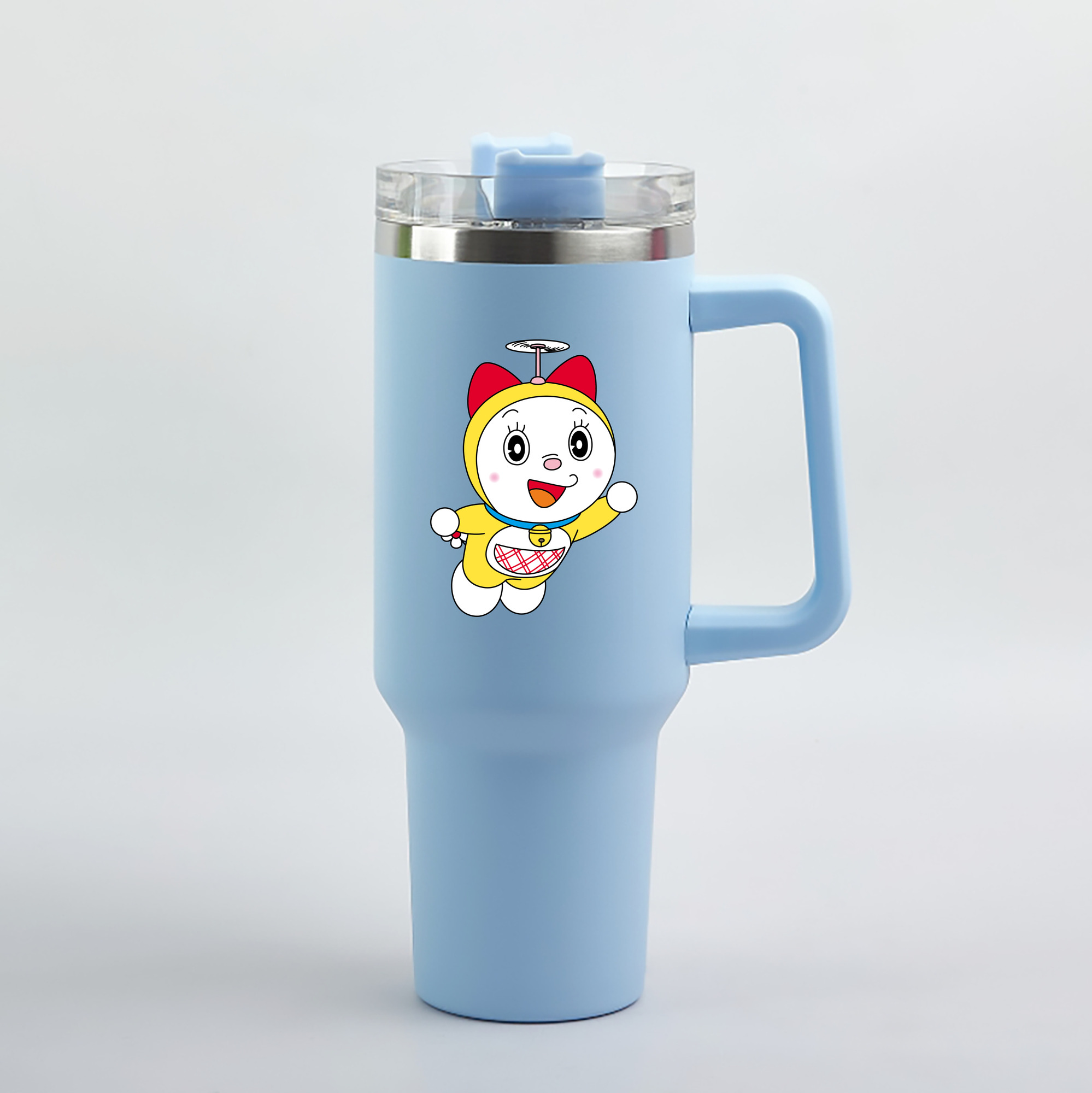 （画像用） ドラえもん ドラミ Doraemon Dorami 1200mL車用タンブラー（カラープリント）