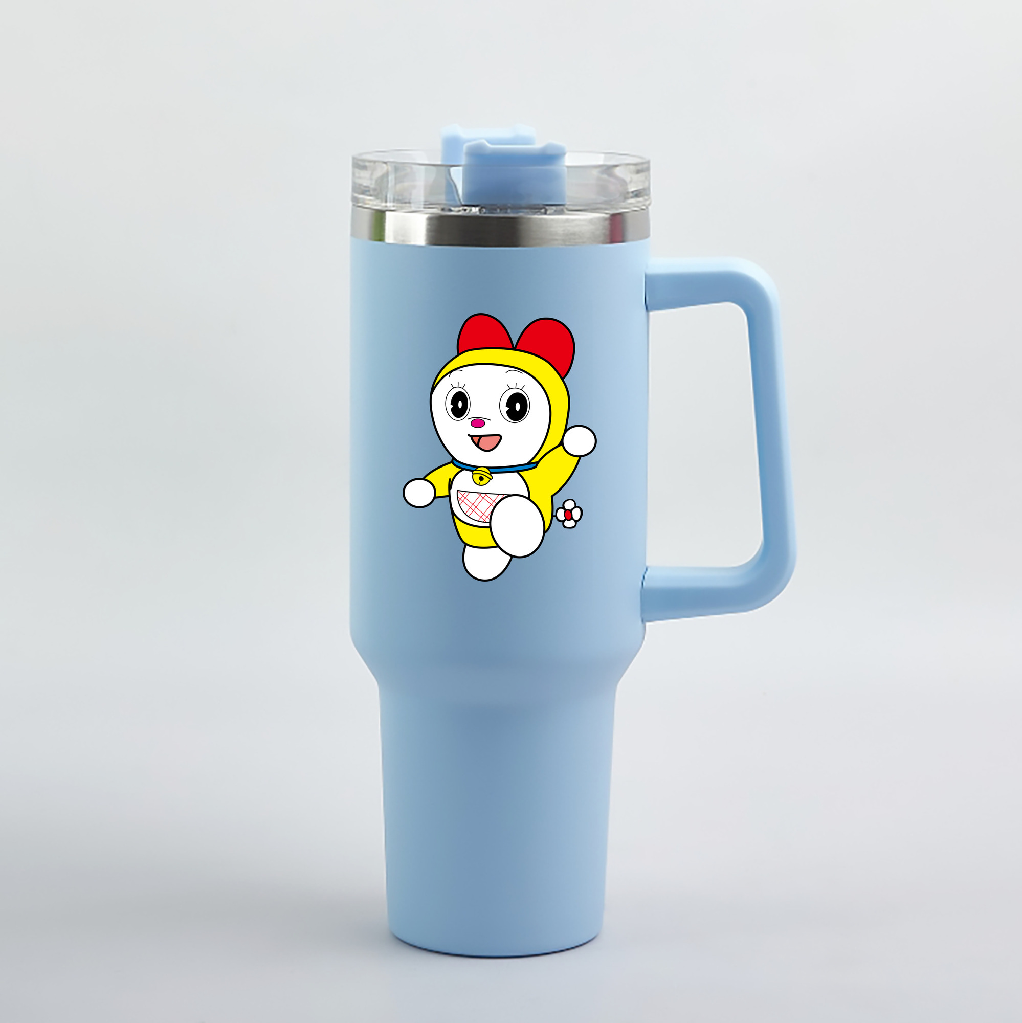 （画像用） ドラえもん ドラミ Doraemon Dorami 1200mL車用タンブラー（カラープリント）