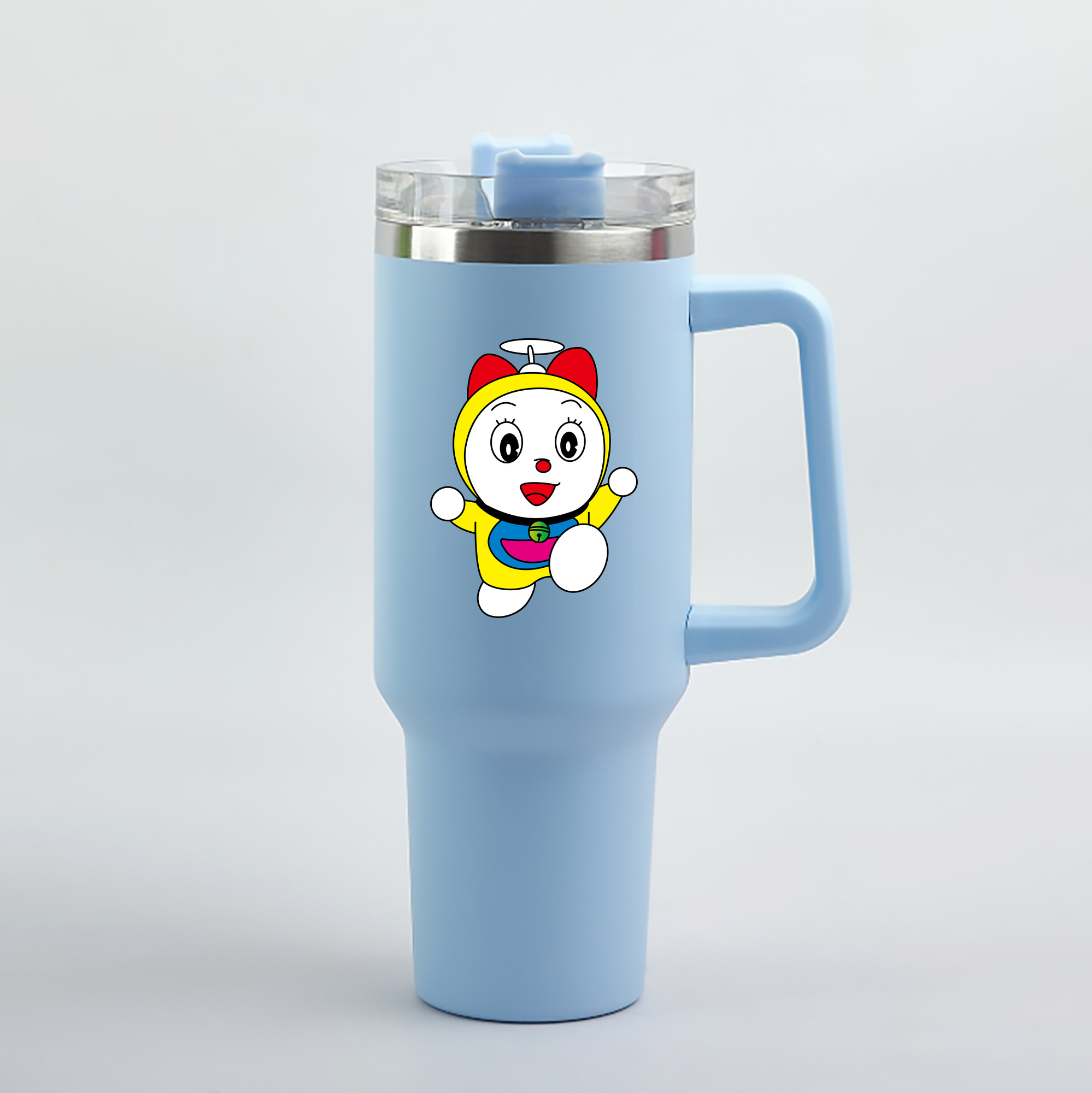 （画像用） ドラえもん ドラミ Doraemon Dorami 1200mL車用タンブラー（カラープリント）