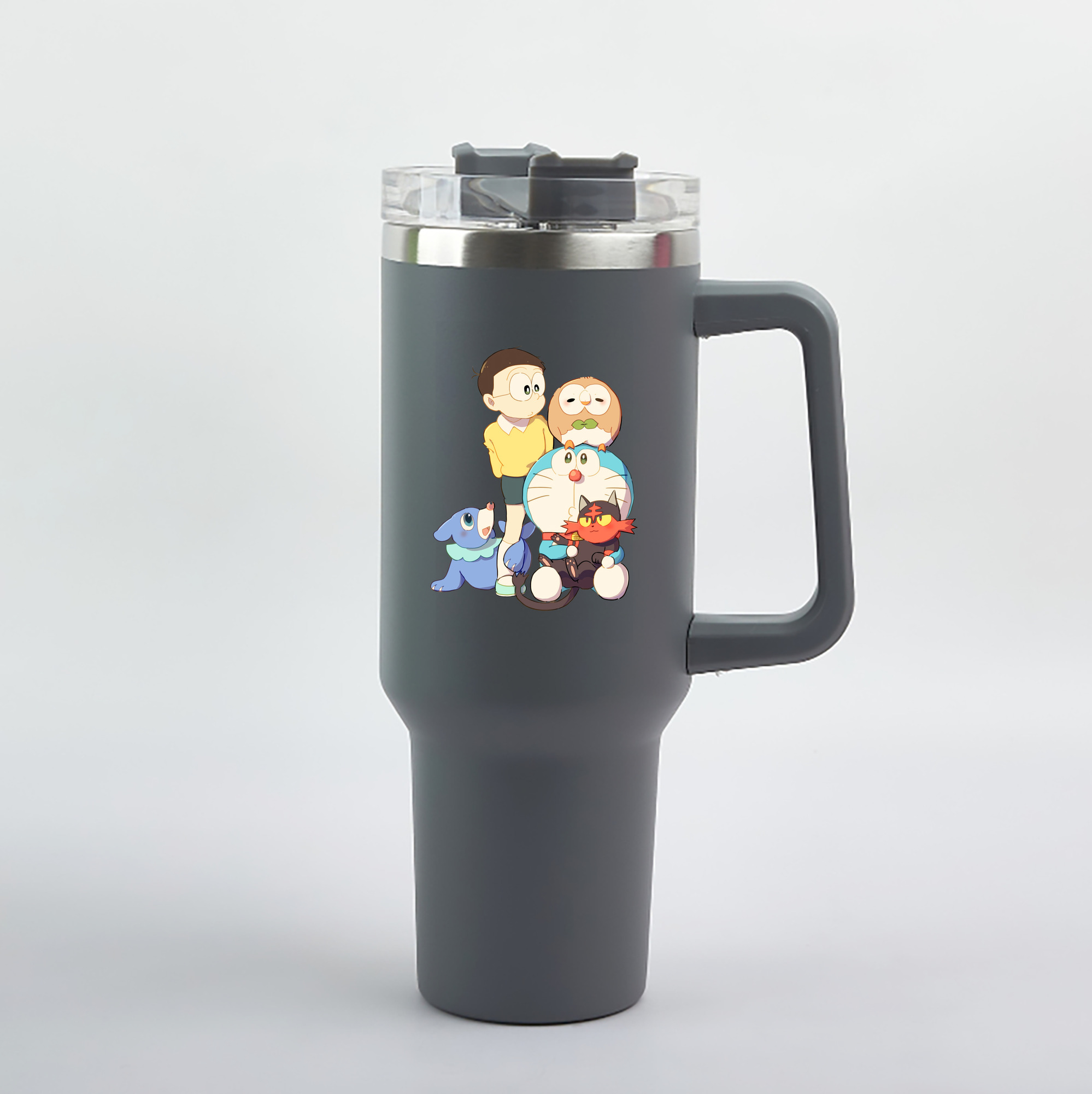 （画像用） ドラえもん Doraemon 1200mL車用タンブラー（カラープリント）