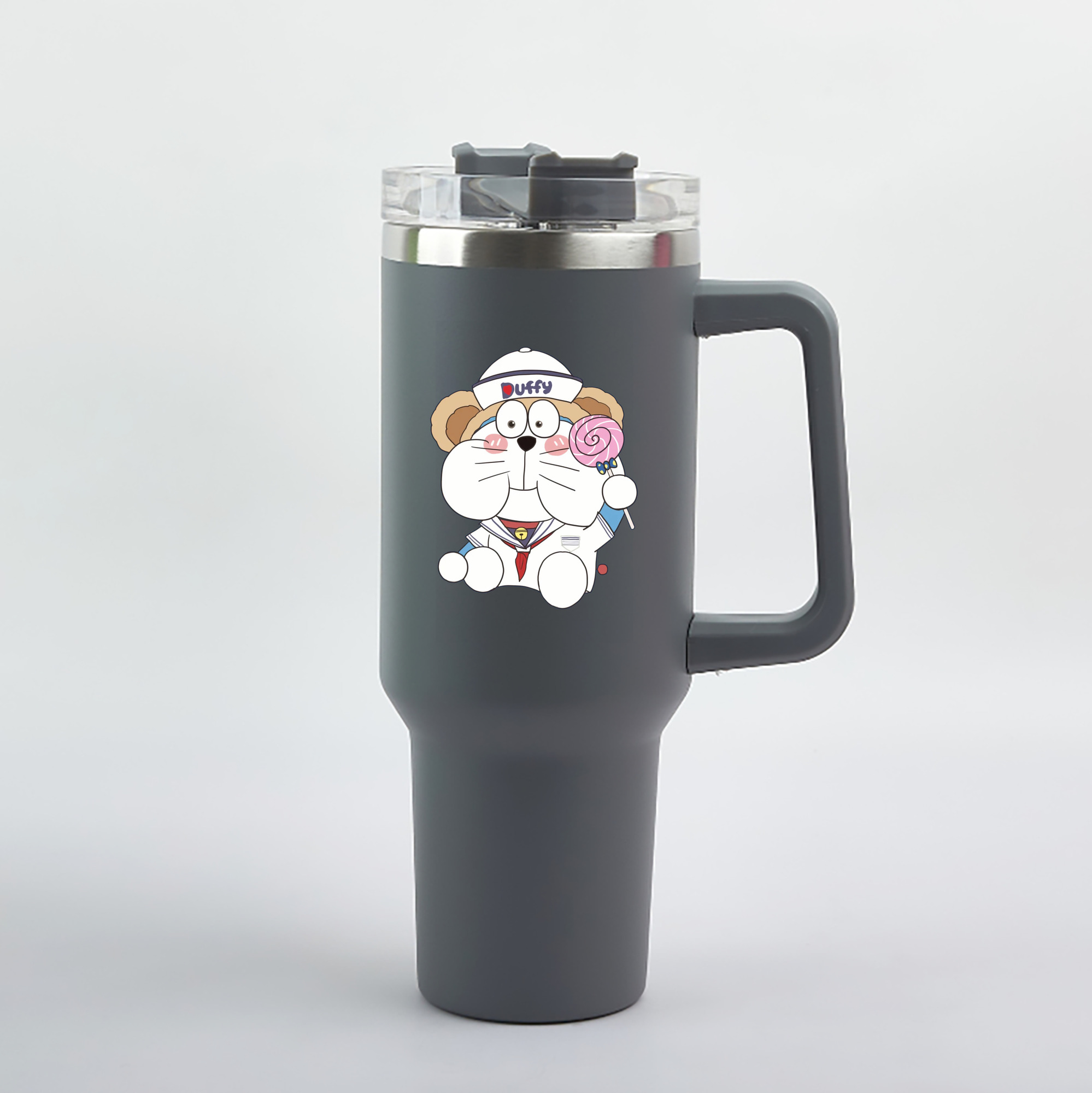 （画像用） ドラえもん Doraemon 1200mL車用タンブラー（カラープリント）